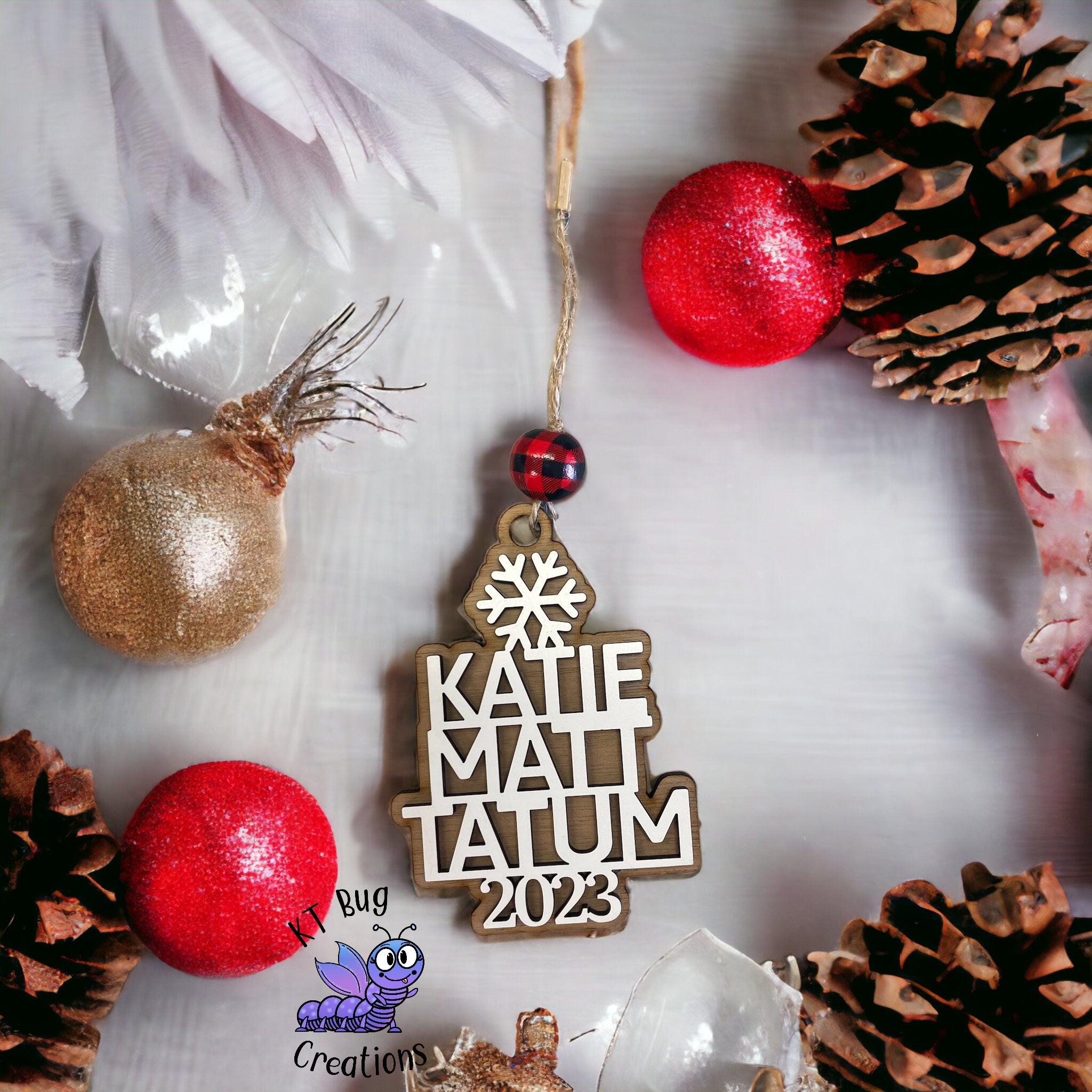 Personalized Family Names Ornament