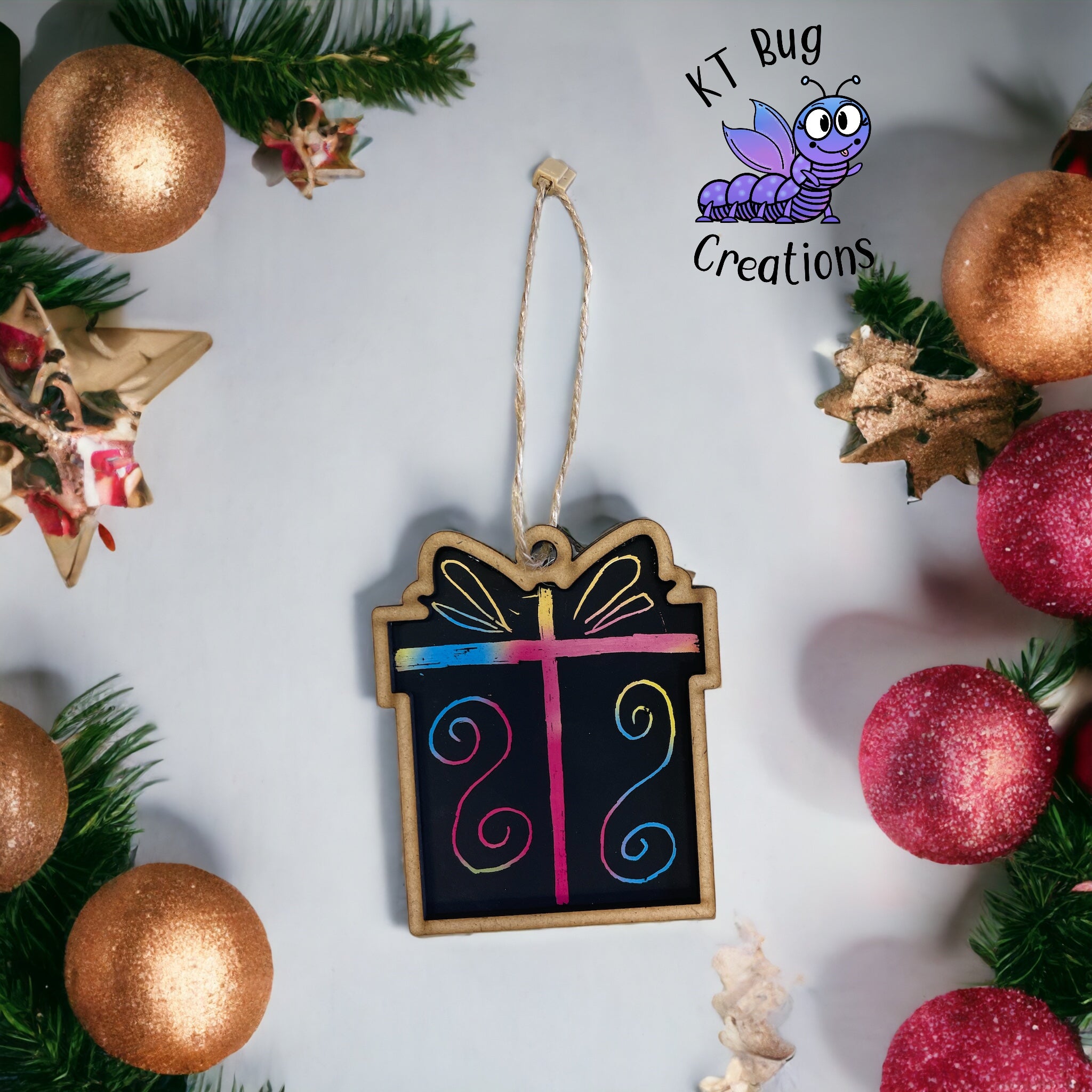 Scratch Paper Ornament Set