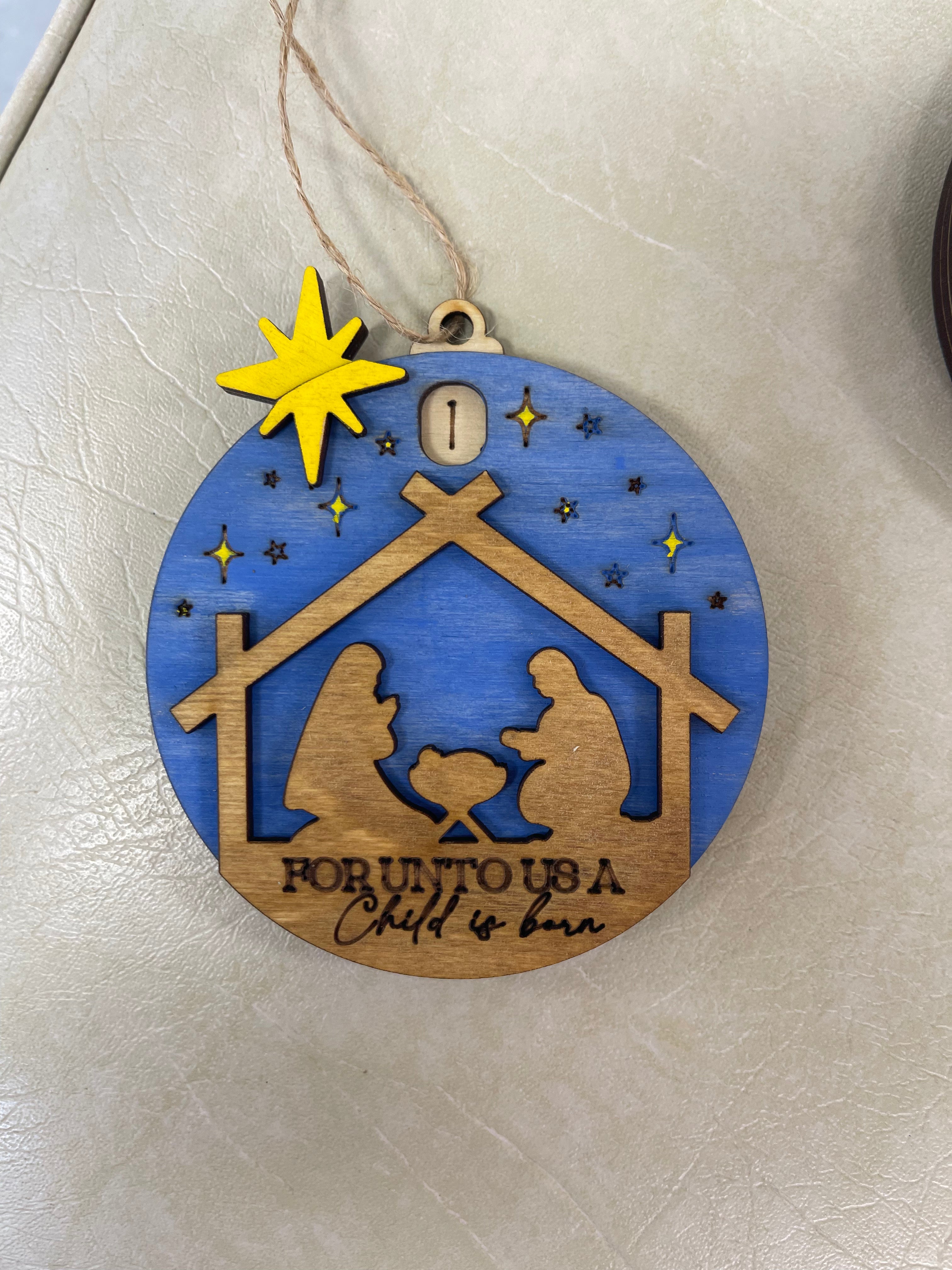 Countdown to Christmas Ornament