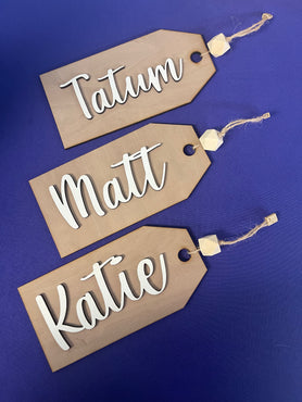 Personalized Stocking Tags