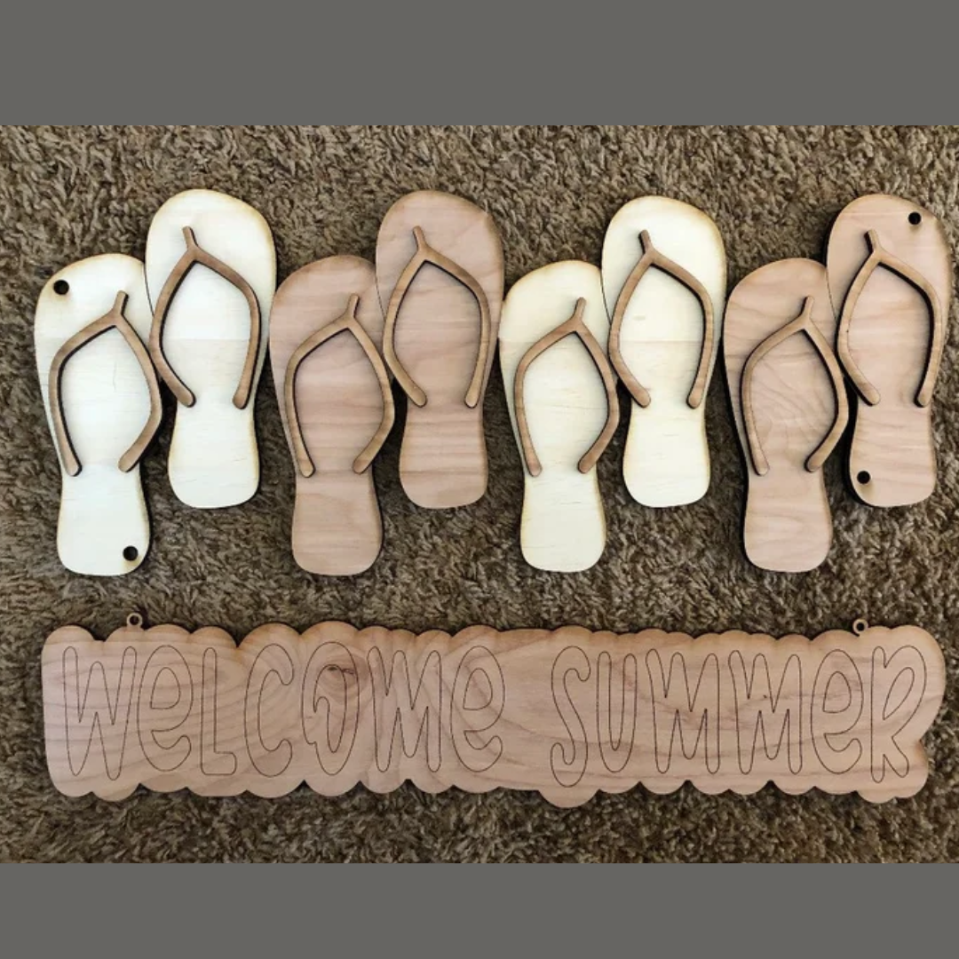 5/10 Private Party: Welcome Summer Flip Flops - Paint Party - Book A Party