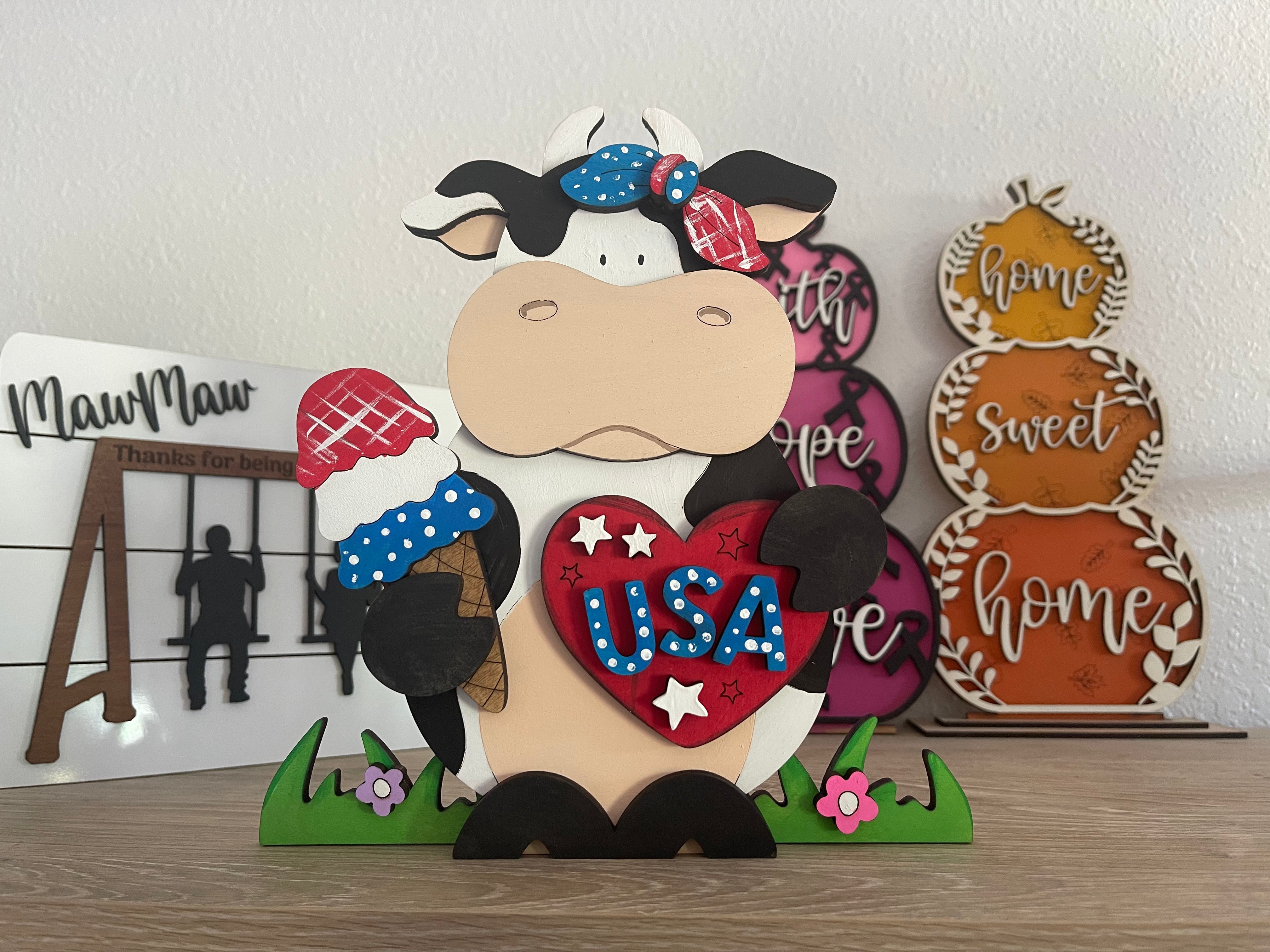7/6 - Patriotic Cow Paint Party