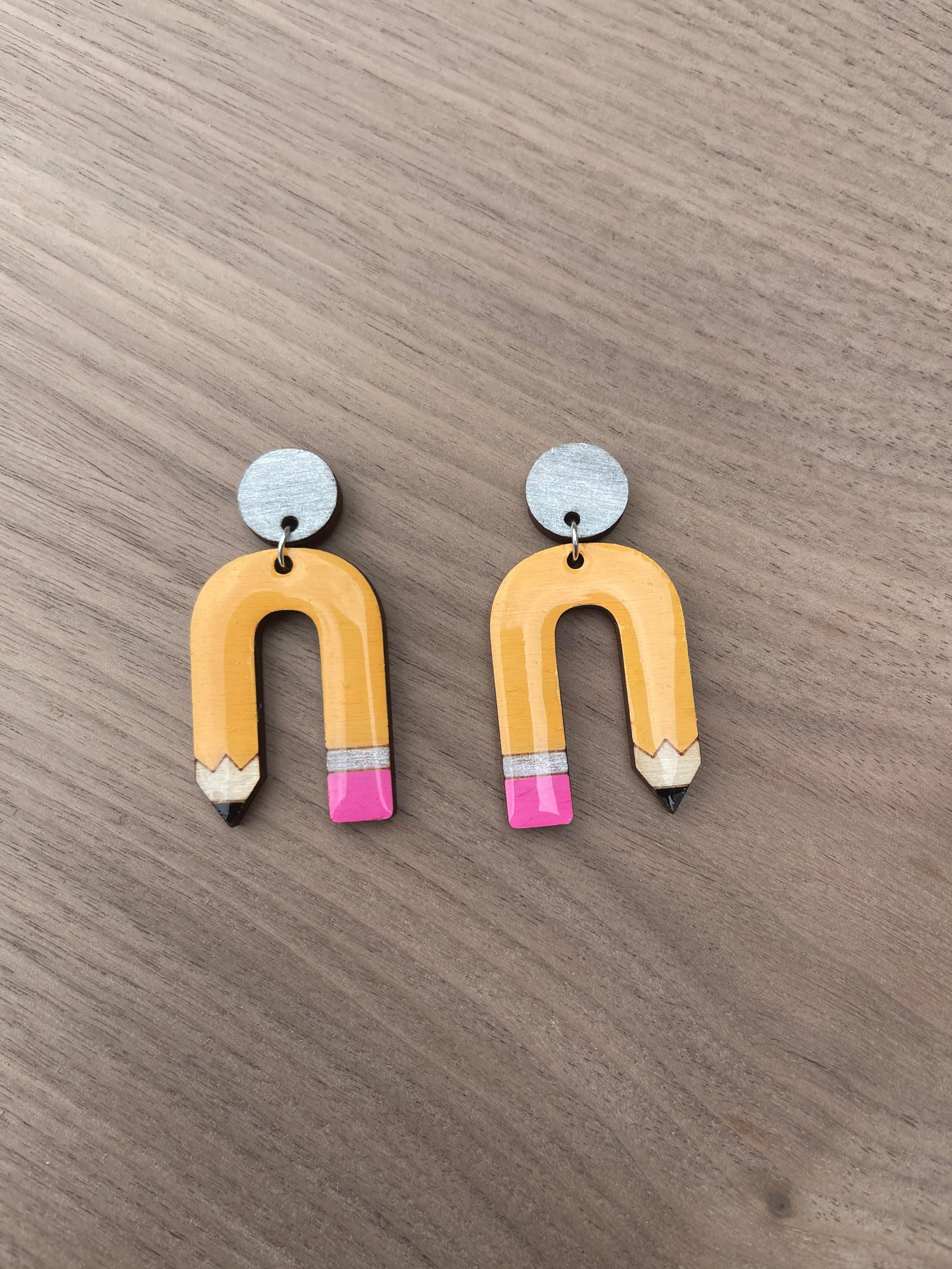 Pencil Please Dangle Earring