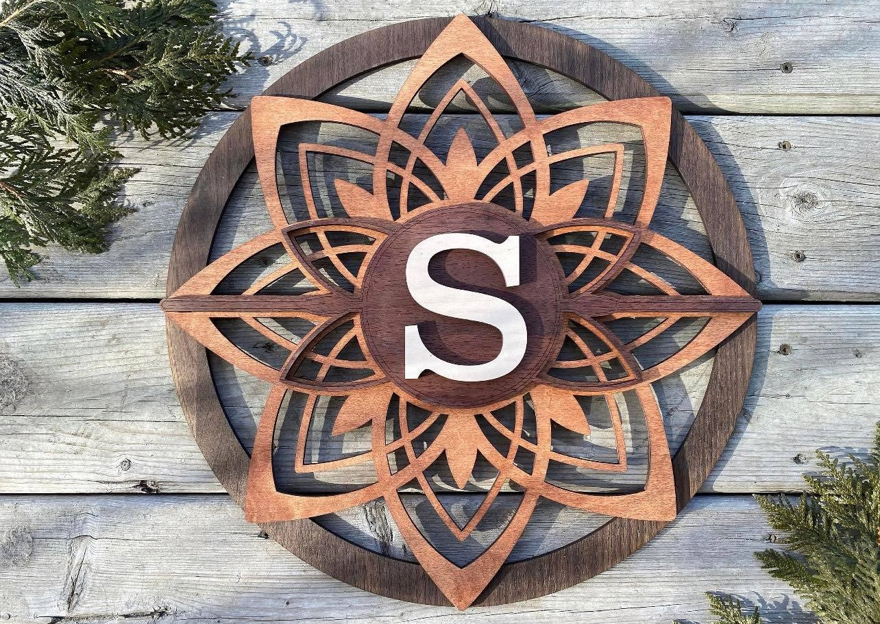 Decorative Initial Round - Paint Party