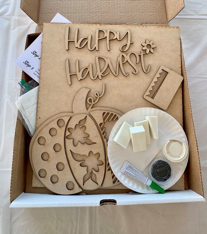 DIY Wooden Sign Kit - Happy Harvest
