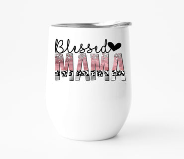 Blessed Mama Wine Tumbler