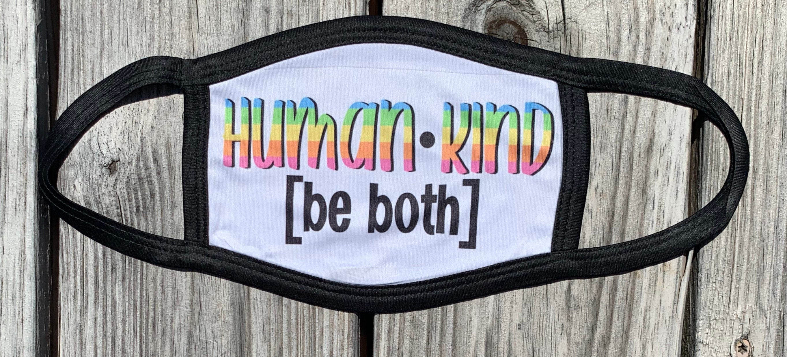 Human-Kind Triple Layer Face Mask With Filter Pocket