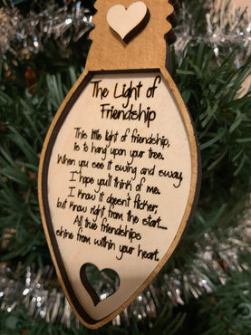 Light of Friendship Ornament