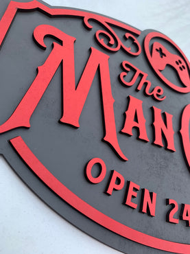 Man Cave Sign Wooden Sign for Him