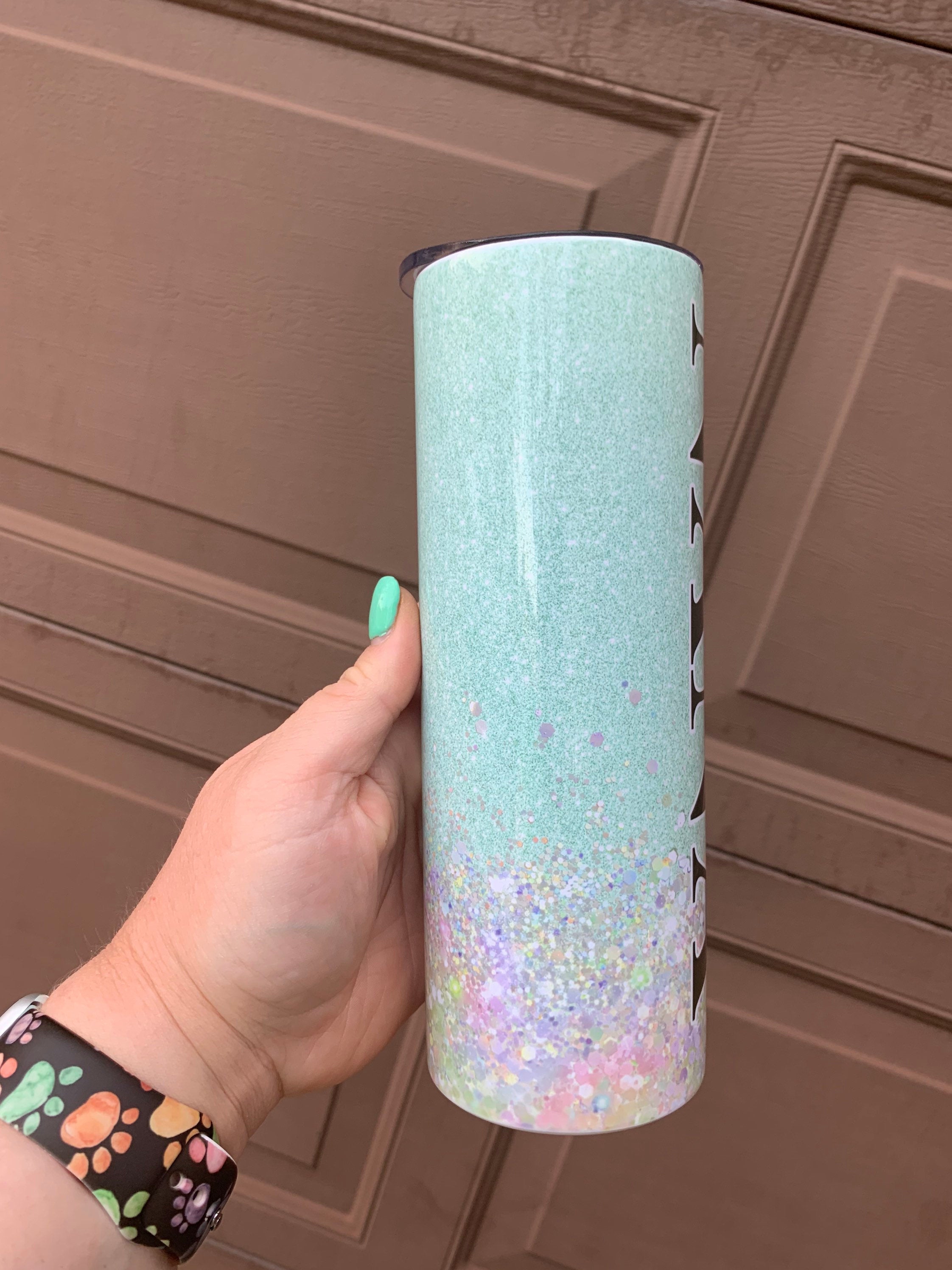 Mom Tumbler with Kids Names 20 oz Skinny Sublimation Tumbler | Mothers Day Gift | Tumbler for Mom