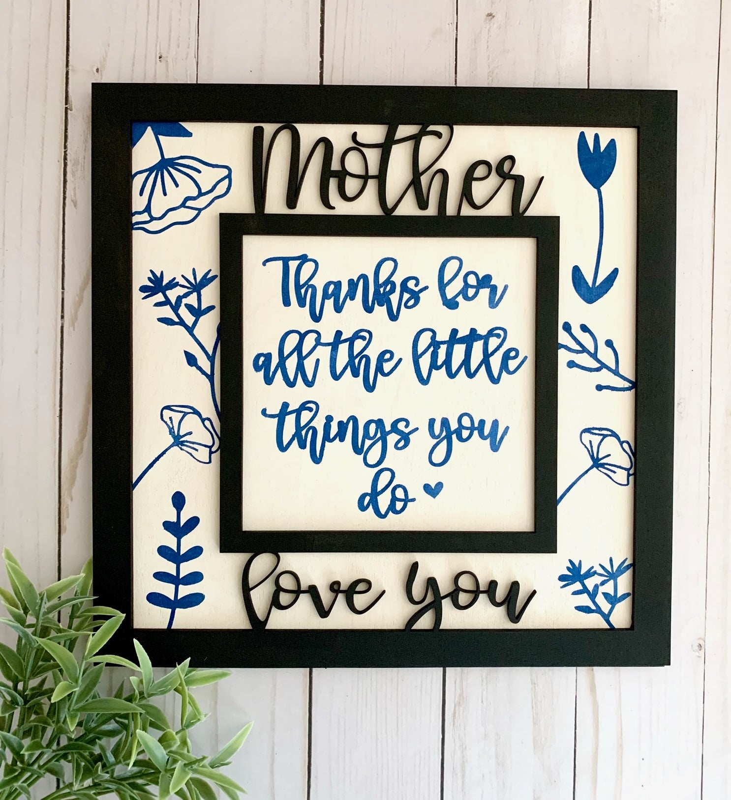 DIY Wooden Sign Kit - Mother Thanks for All You Do