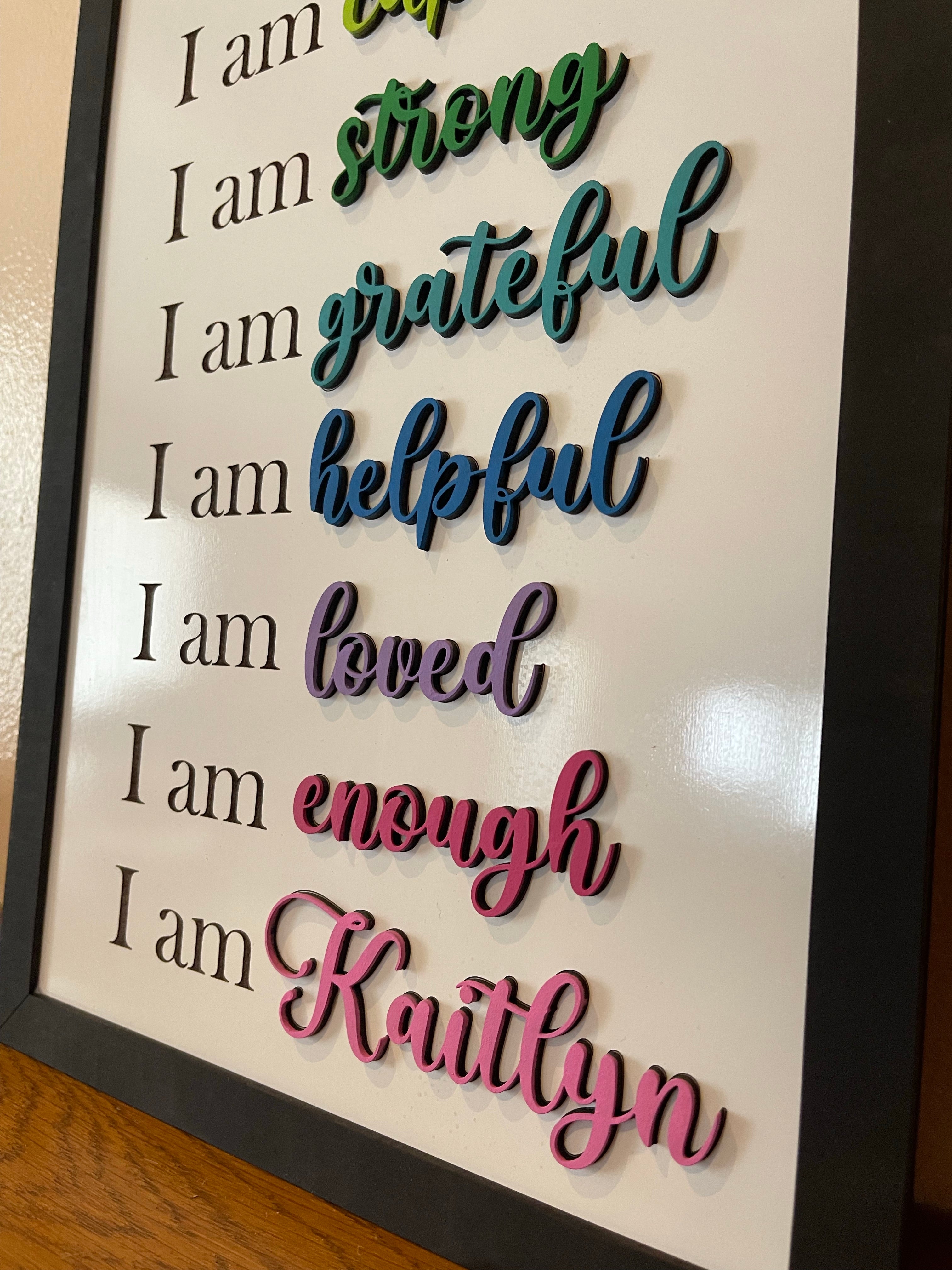 Positive Self Talk Sign