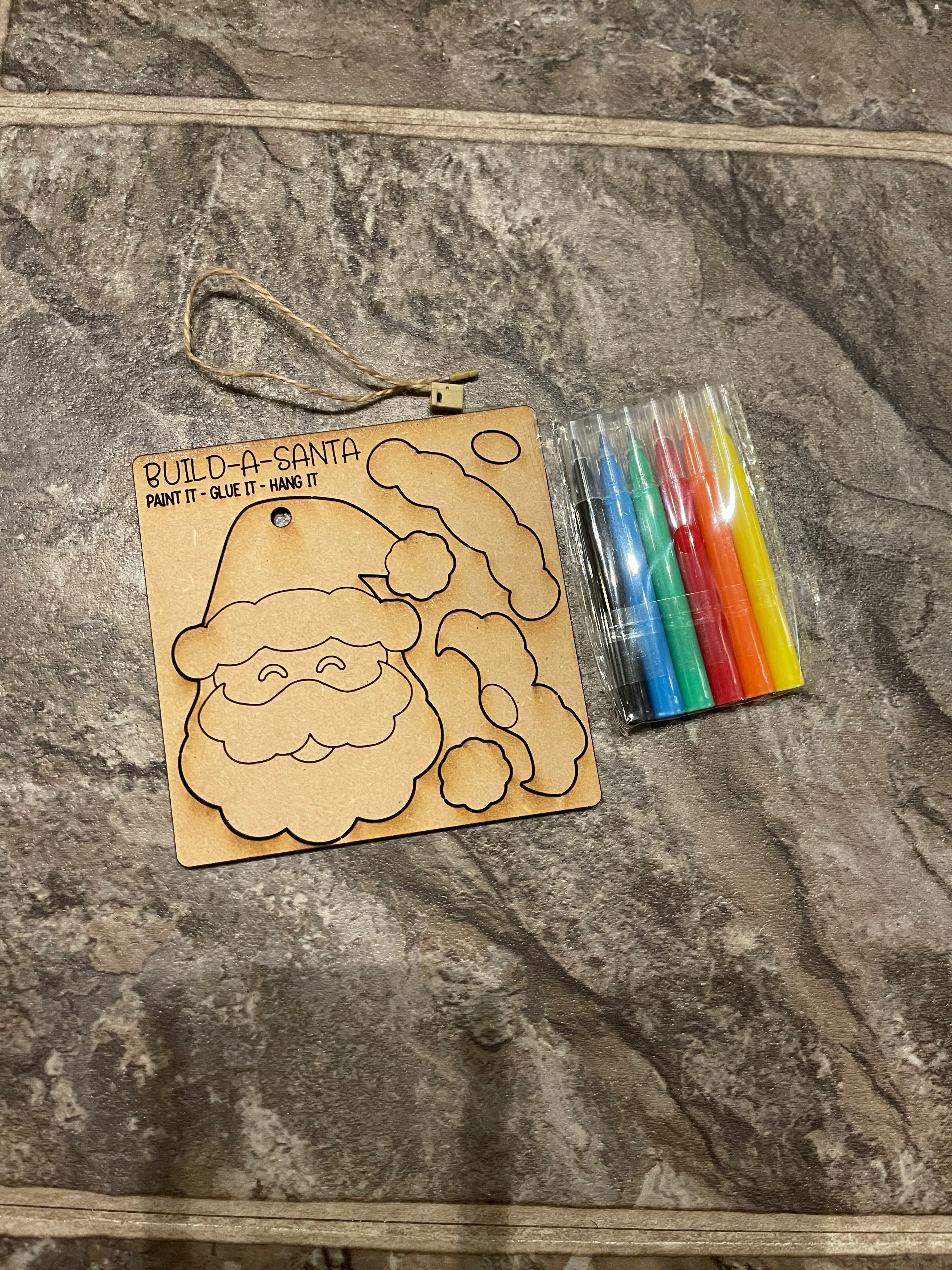 DIY Ornament Kits - Santa