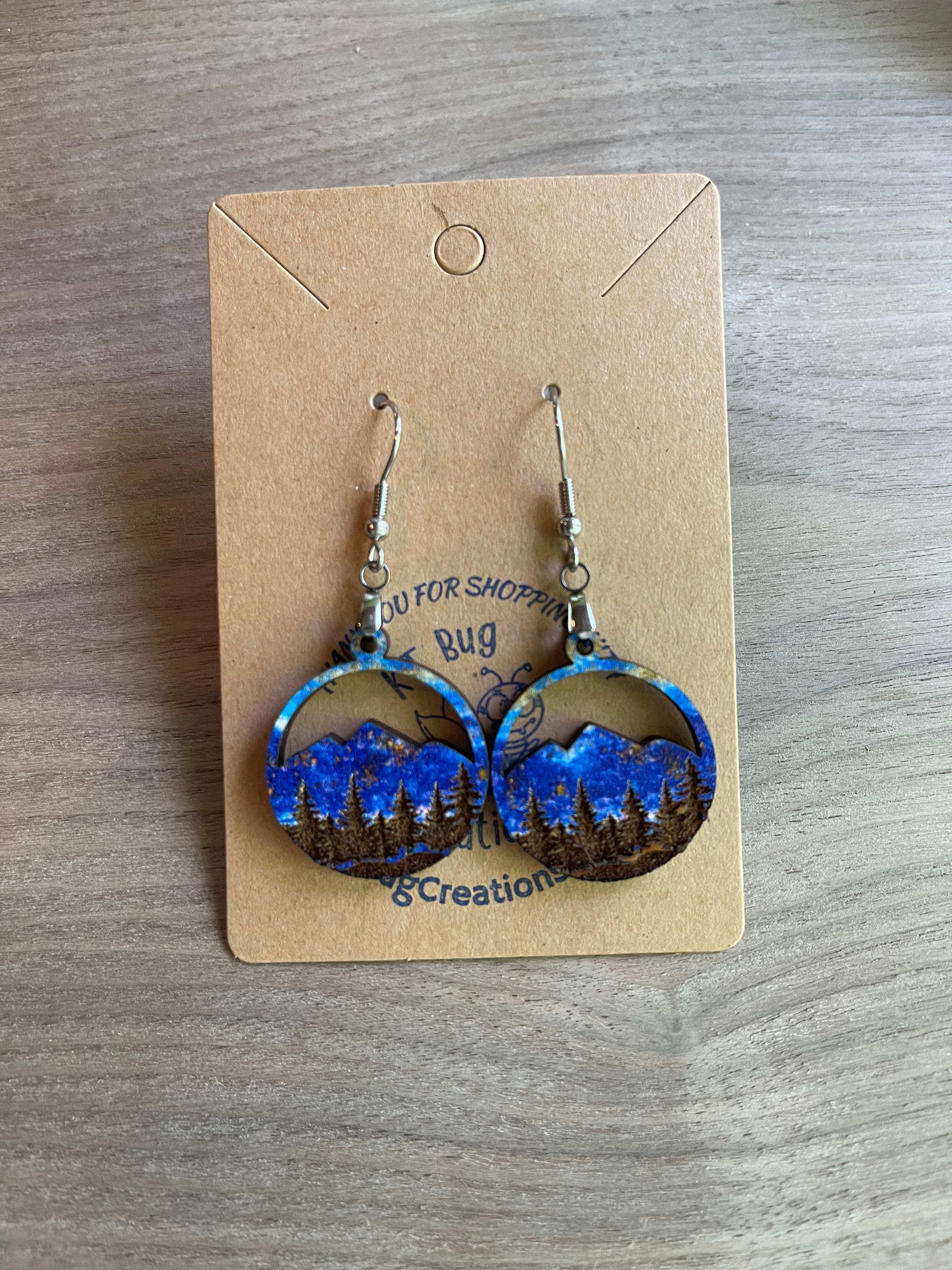 Mountain Landscapes Earrings