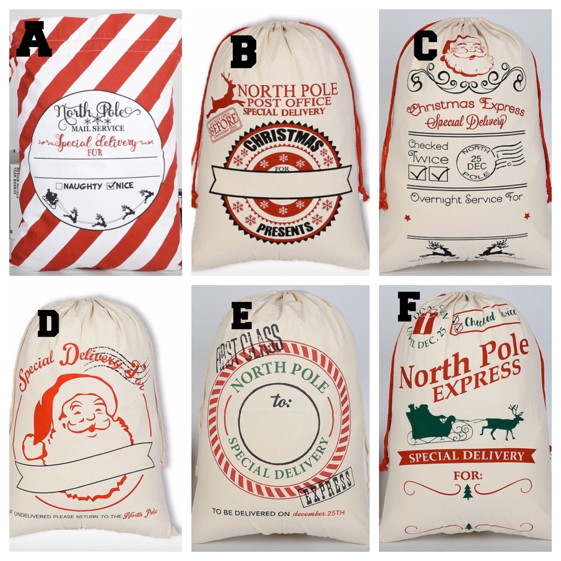 Personalized Santa Sack