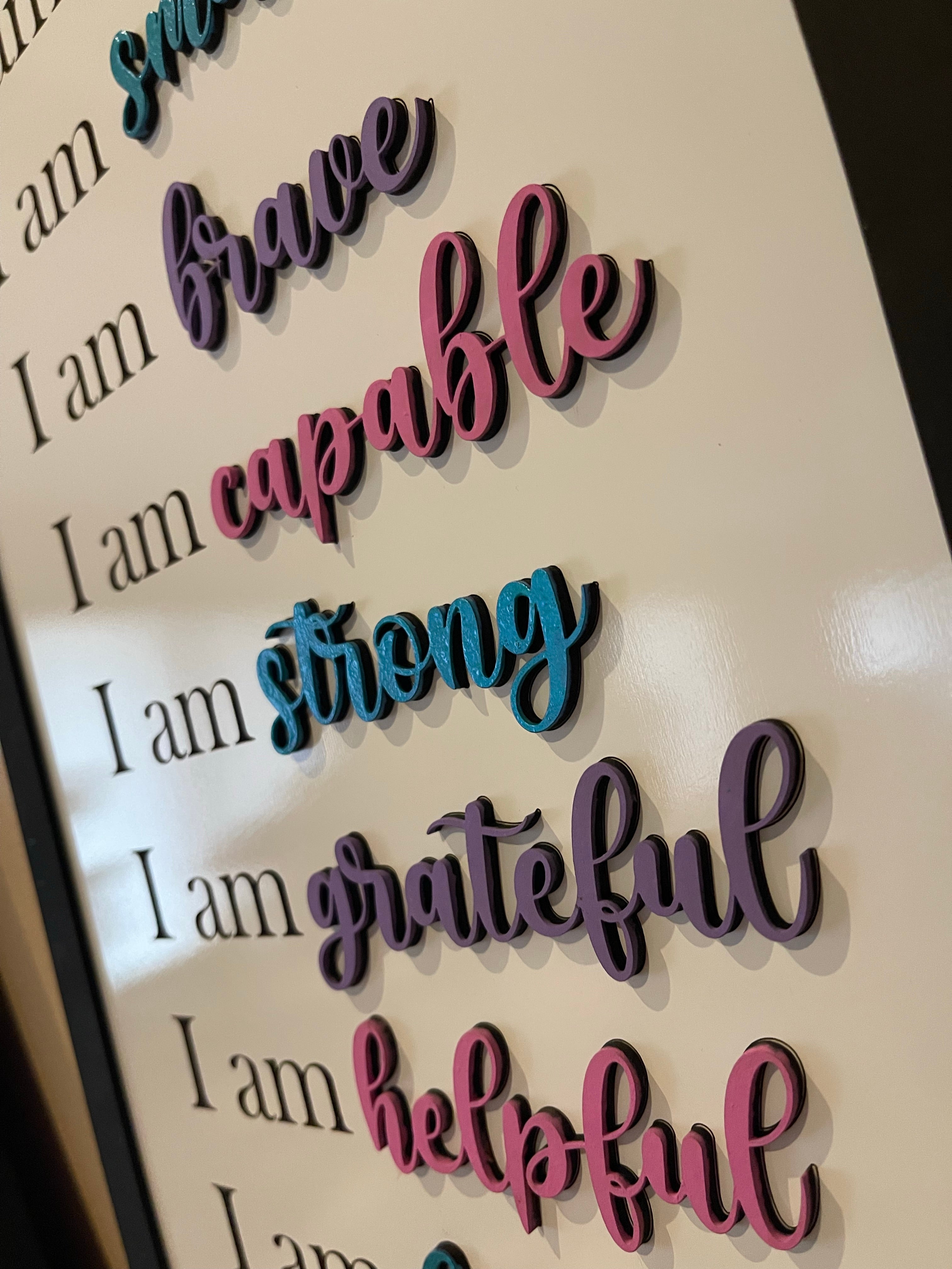 Positive Self Talk Sign
