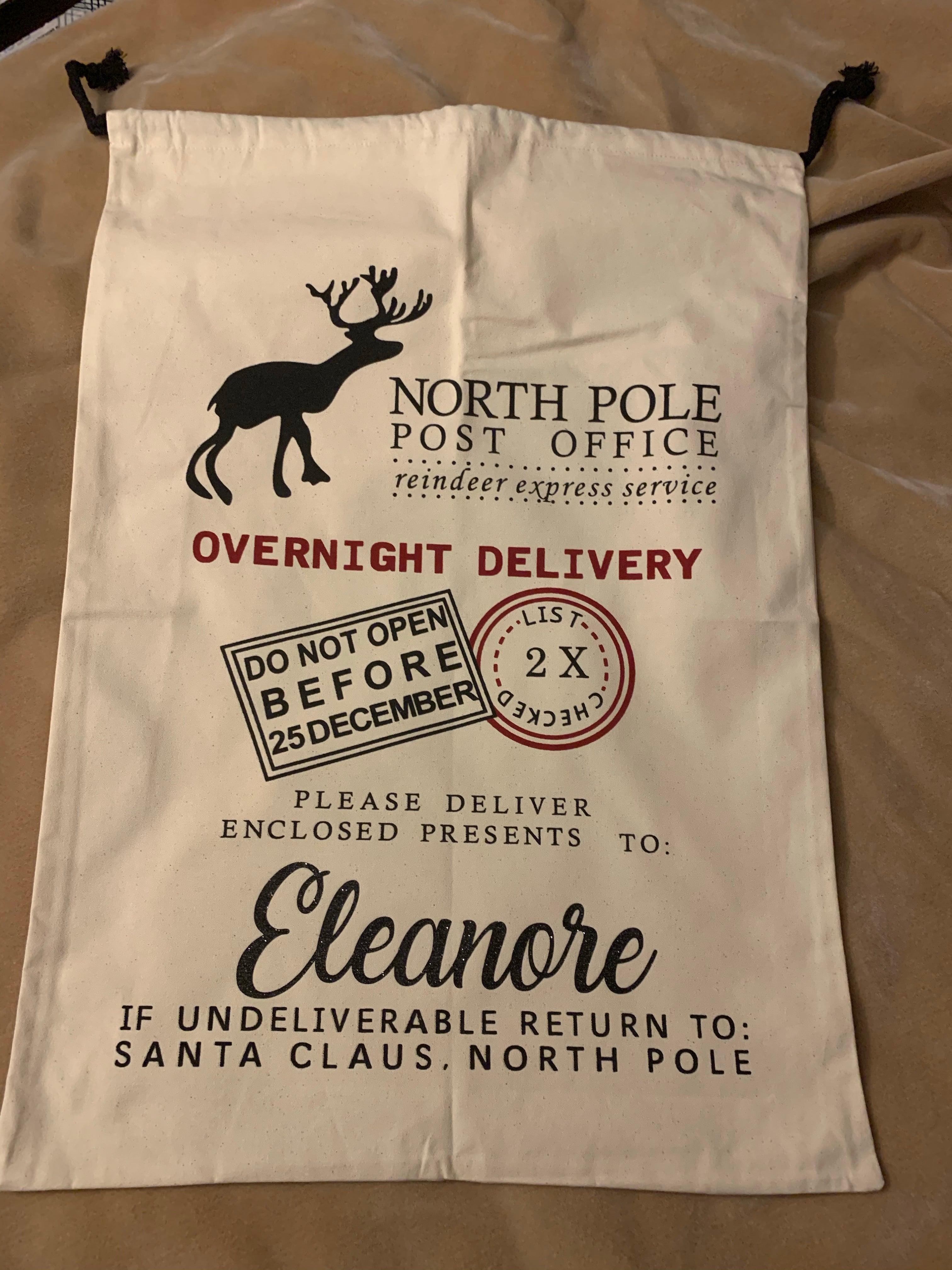 Personalized Santa Sack