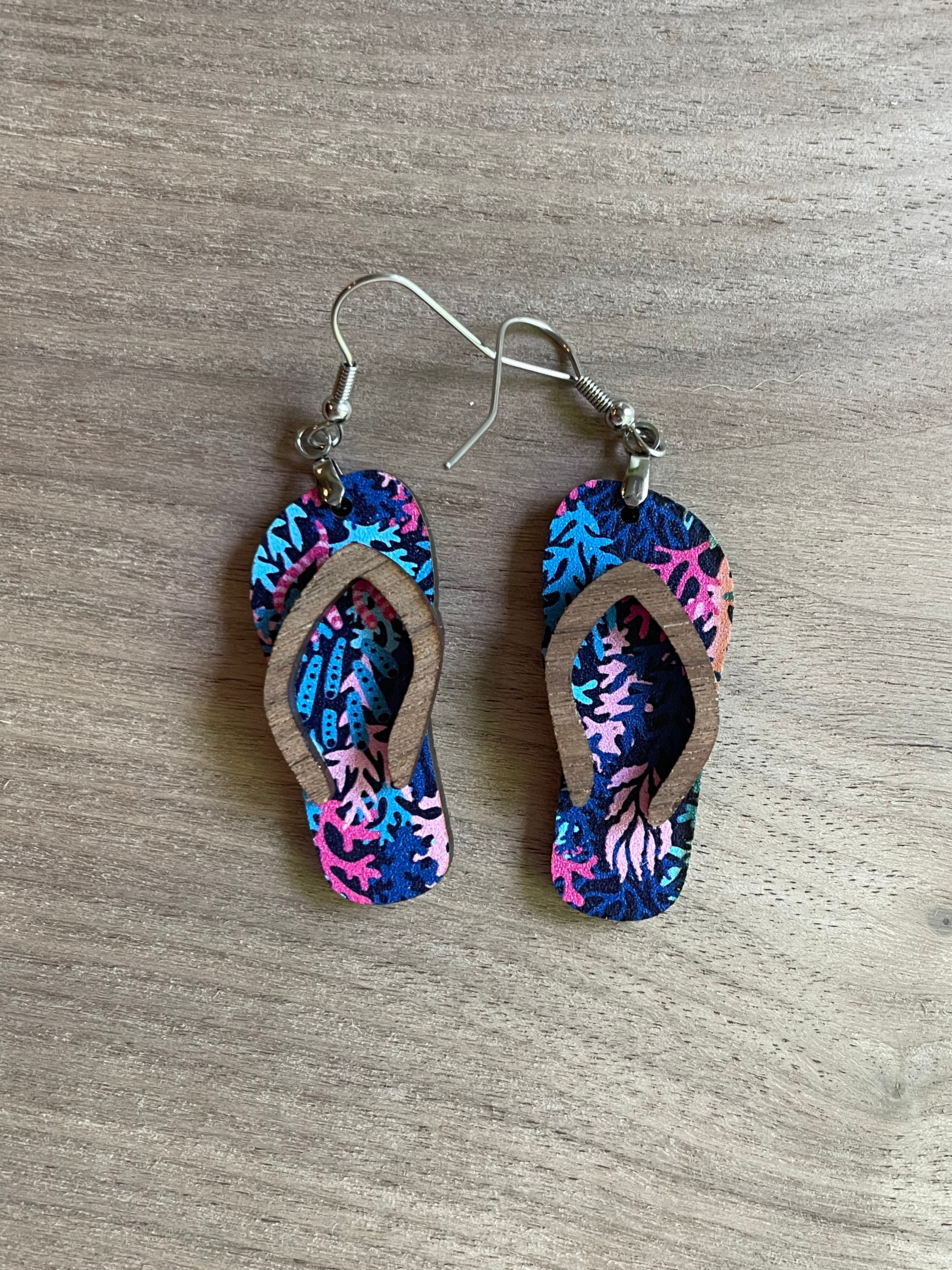Under the Sea Flip Flop Earrings