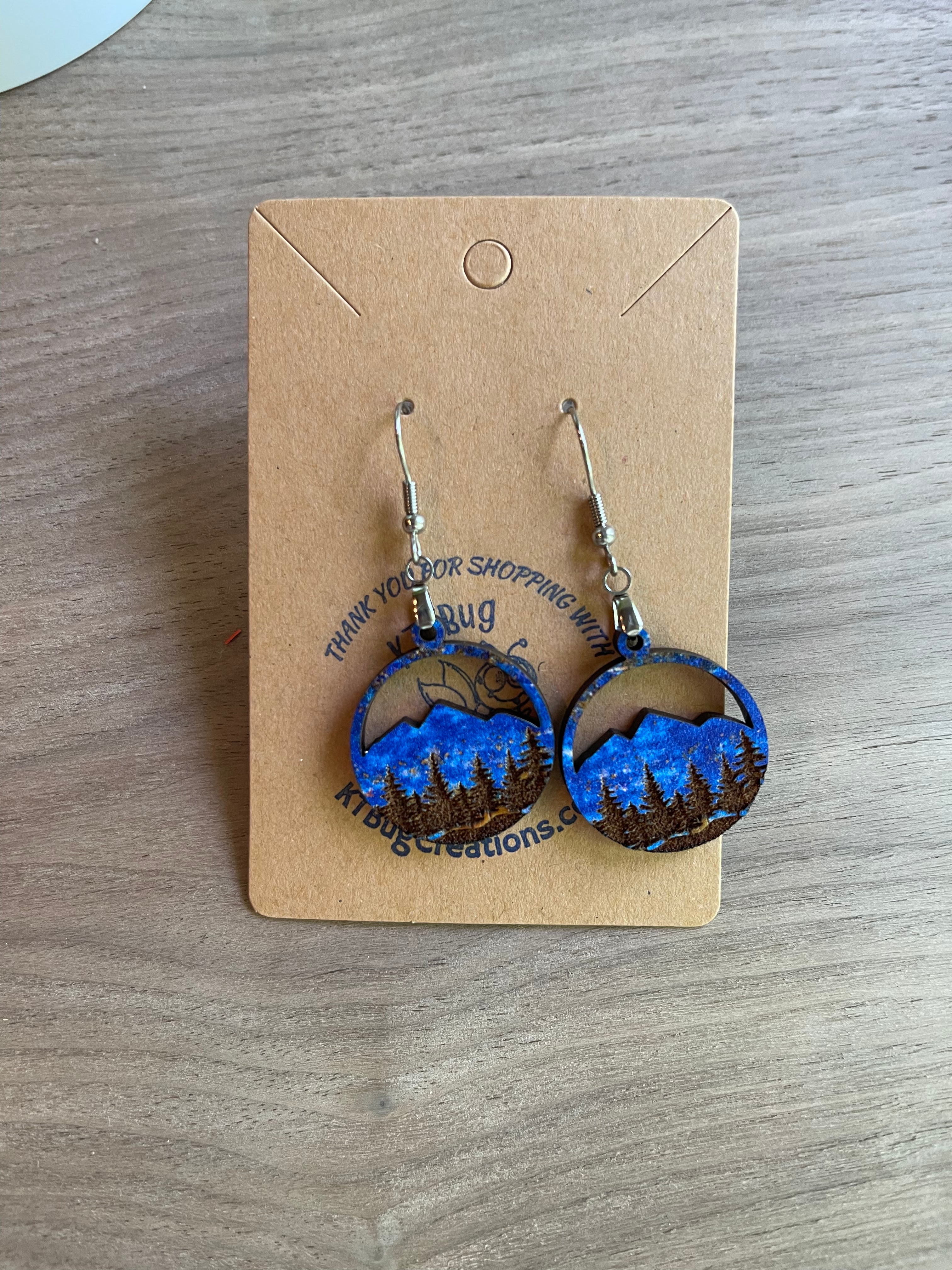 Mountain Landscapes Earrings