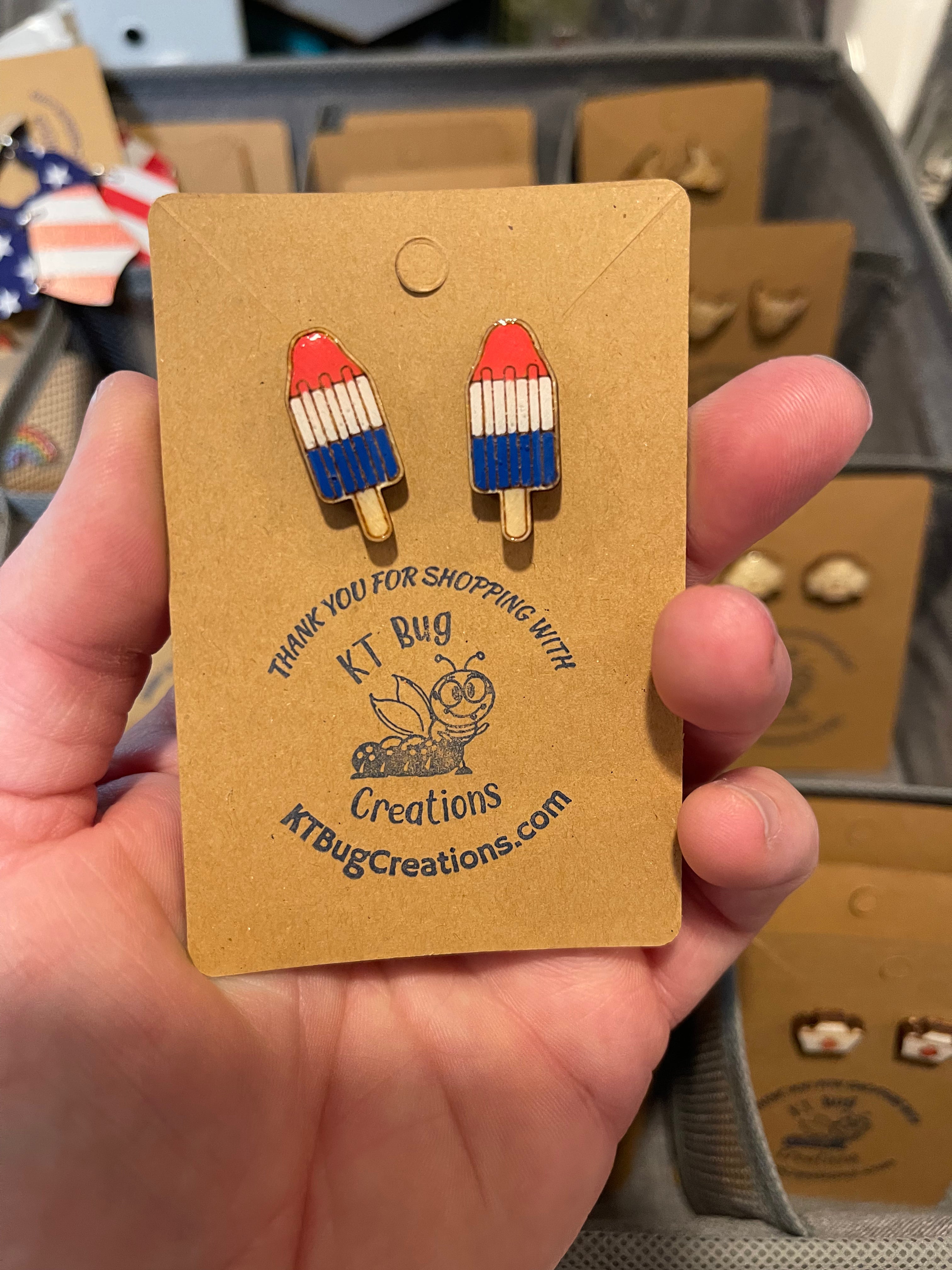 Bomb Pop Stud Earrings