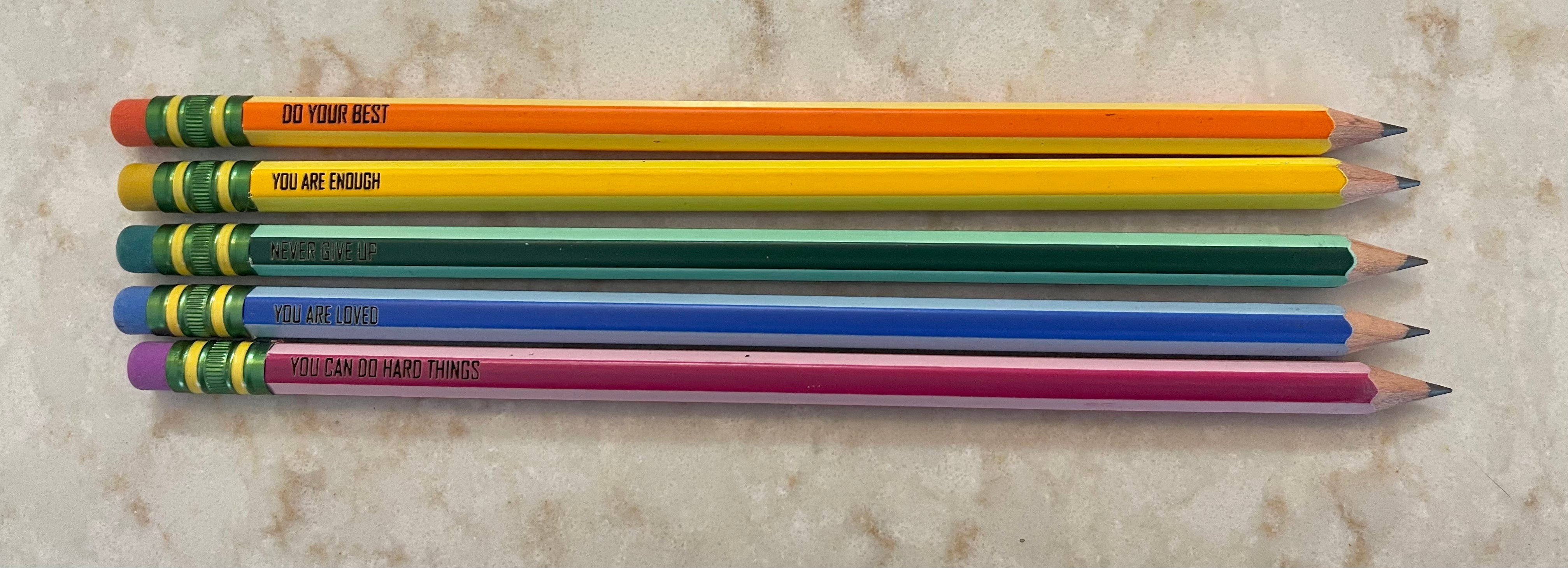 Positive Affirmation Pencils