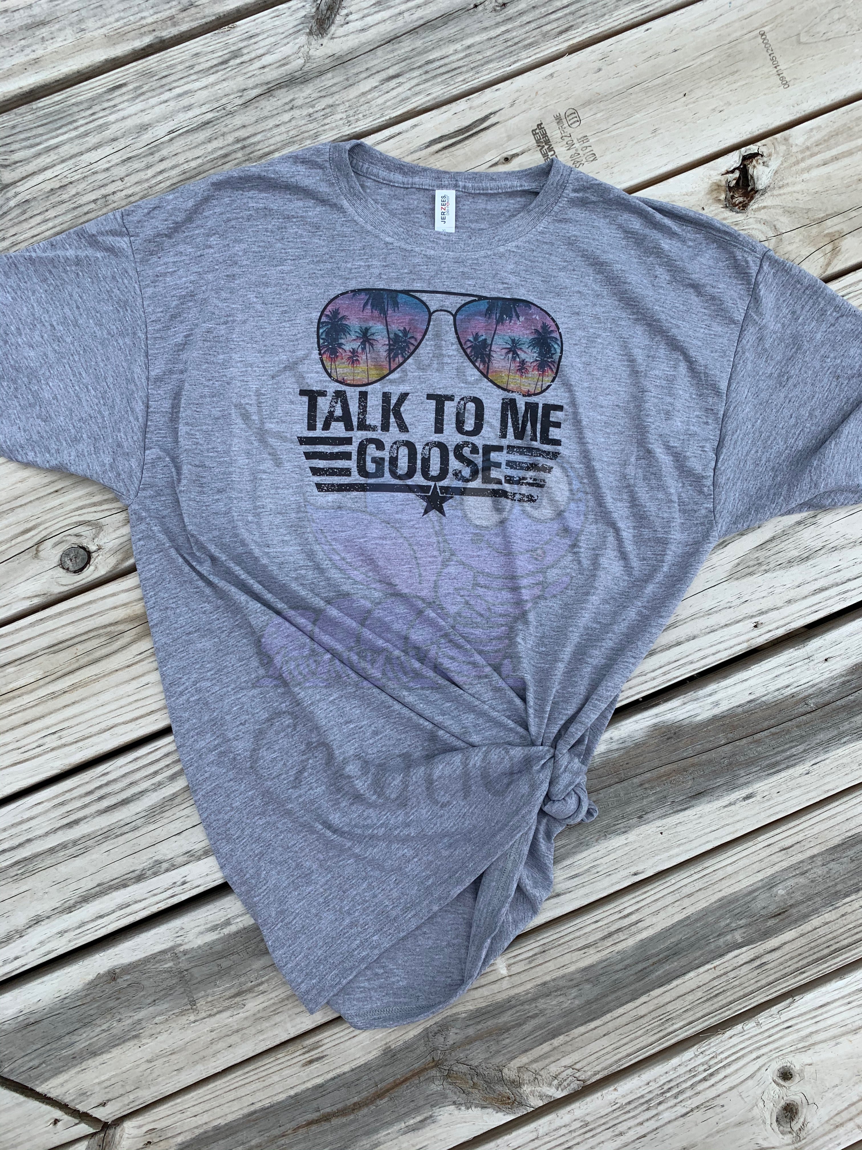 Talk To Me Goose Purple Sublimation T-Shirt