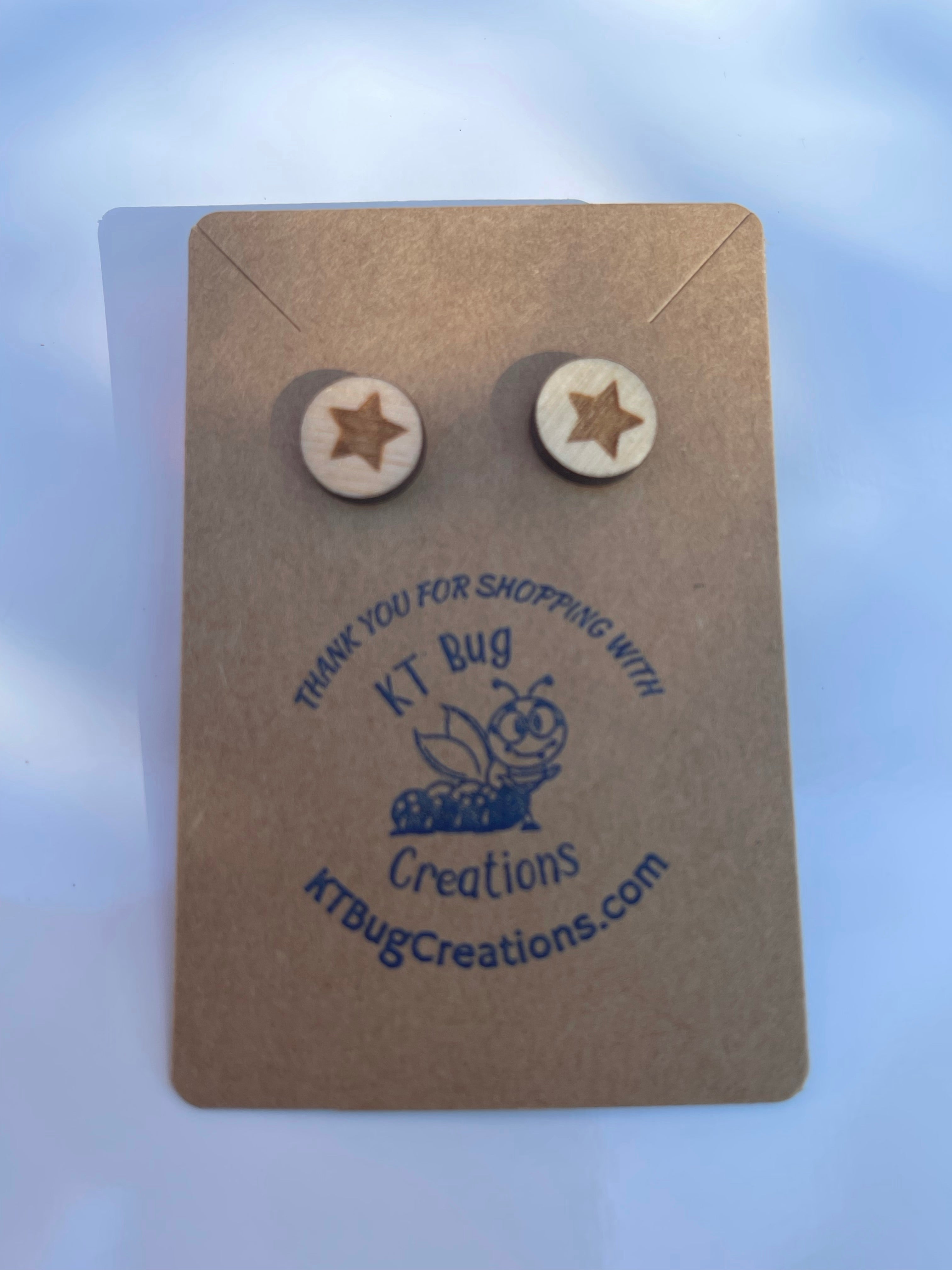 Circle Star Stud Earring