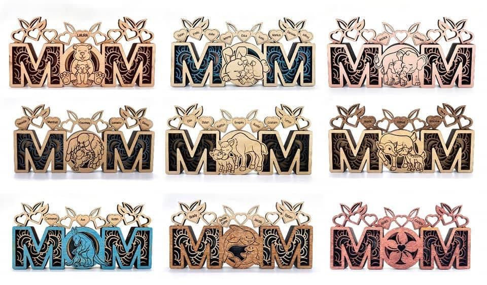 MOM Sign Mothers Day Appreciation Sign | Personalized Mothers Day Sign