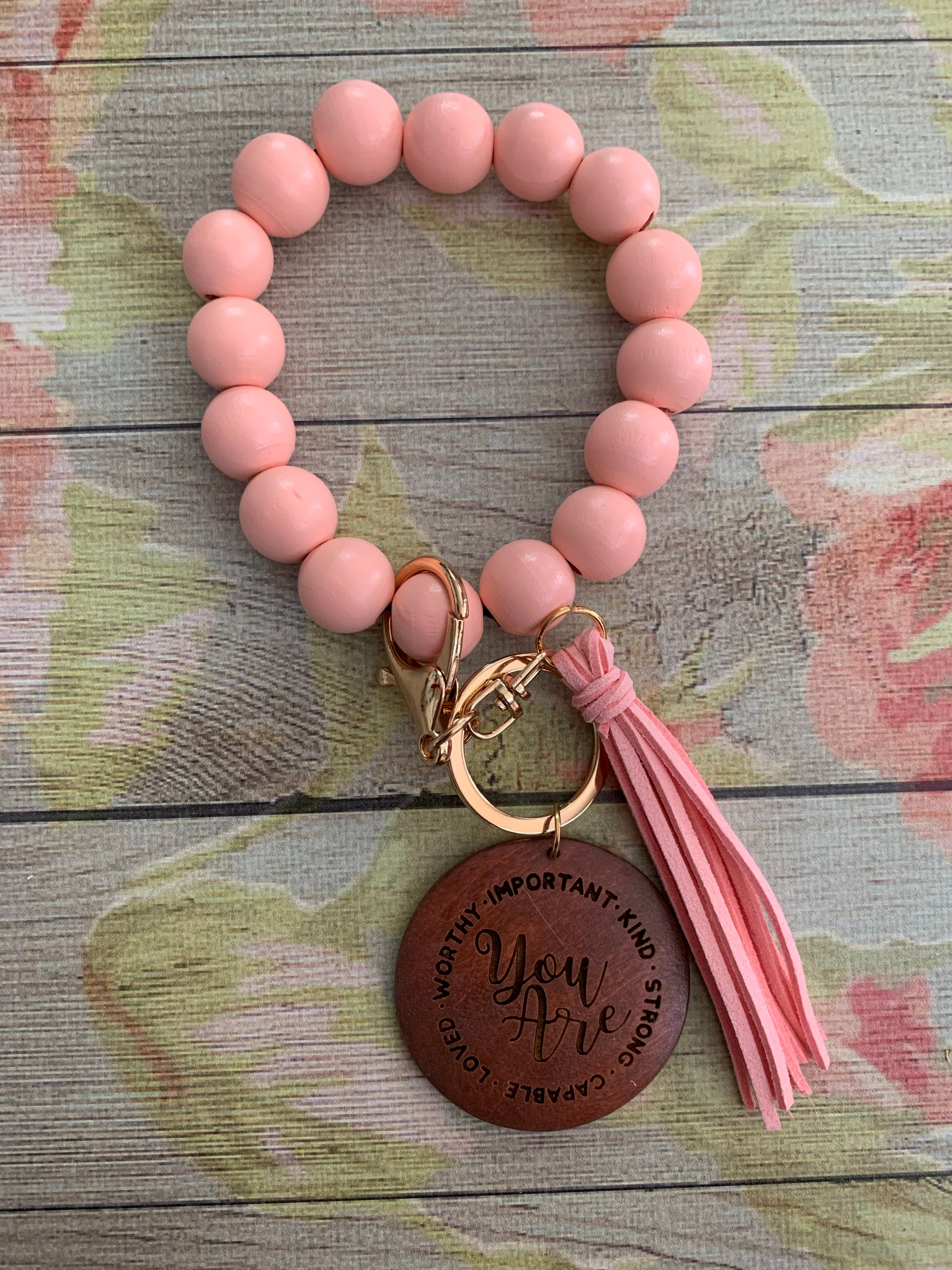 You Are Bangle Bracelet Keychain