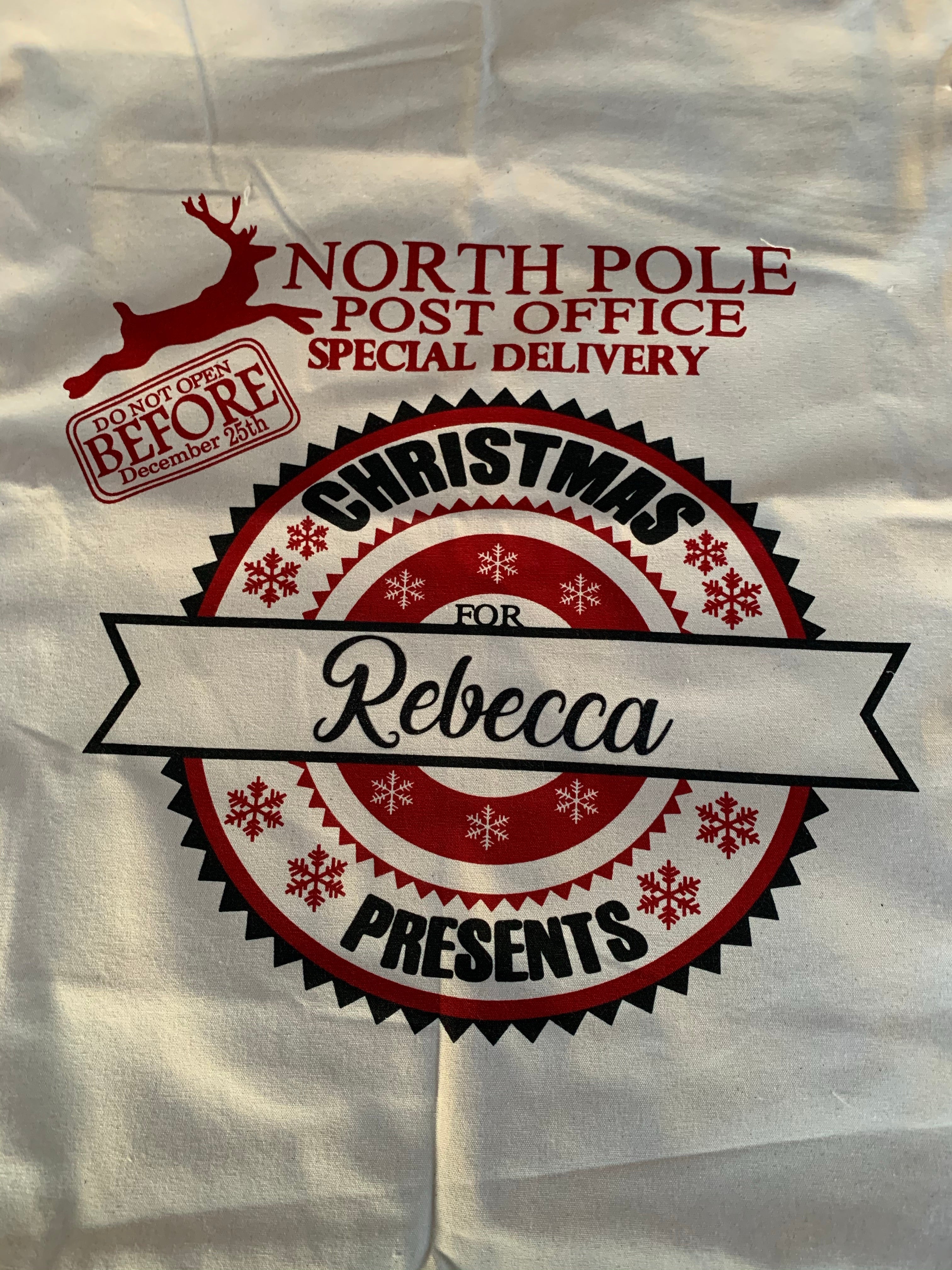 Personalized Santa Sack