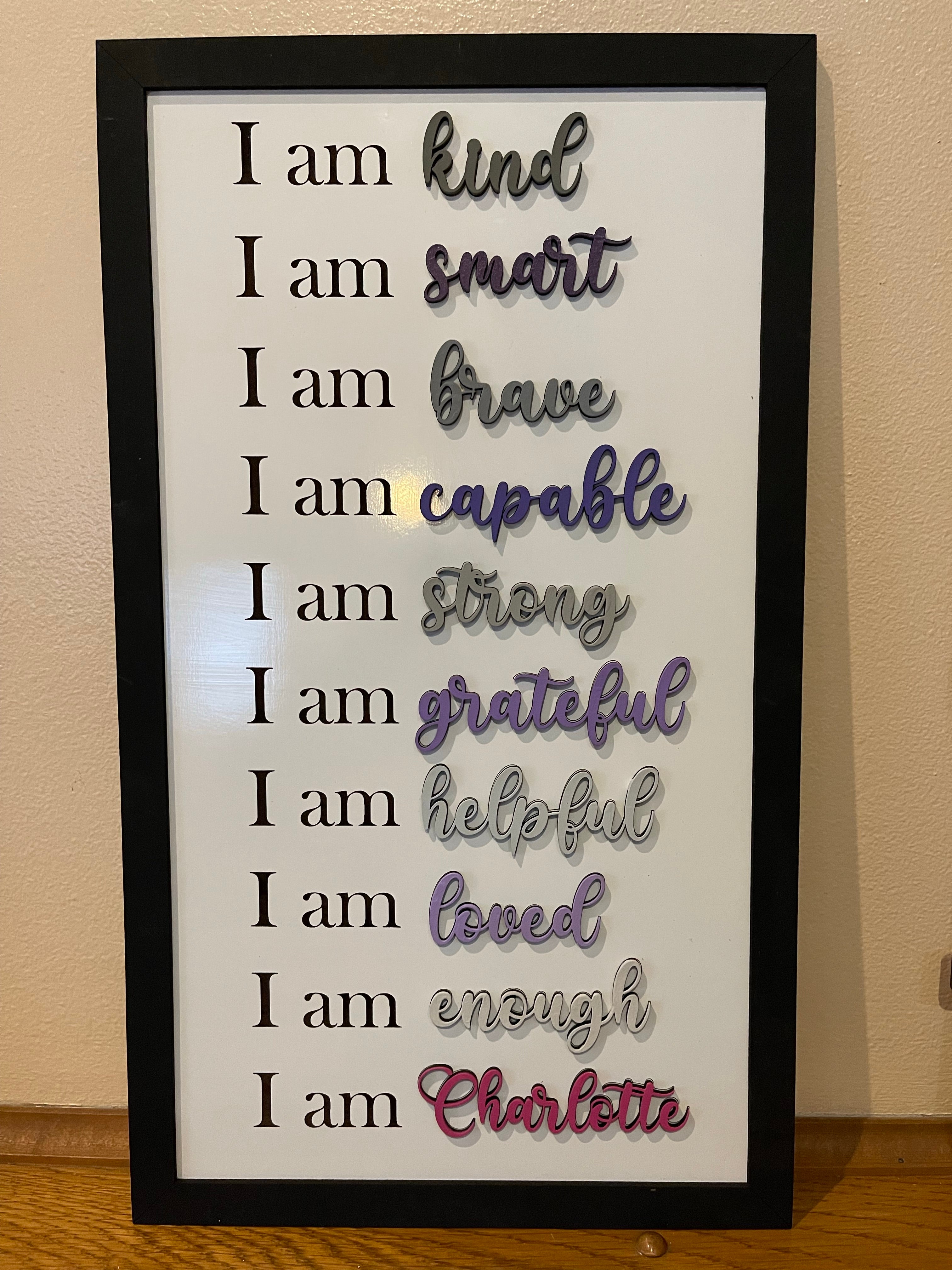 Positive Self Talk Sign