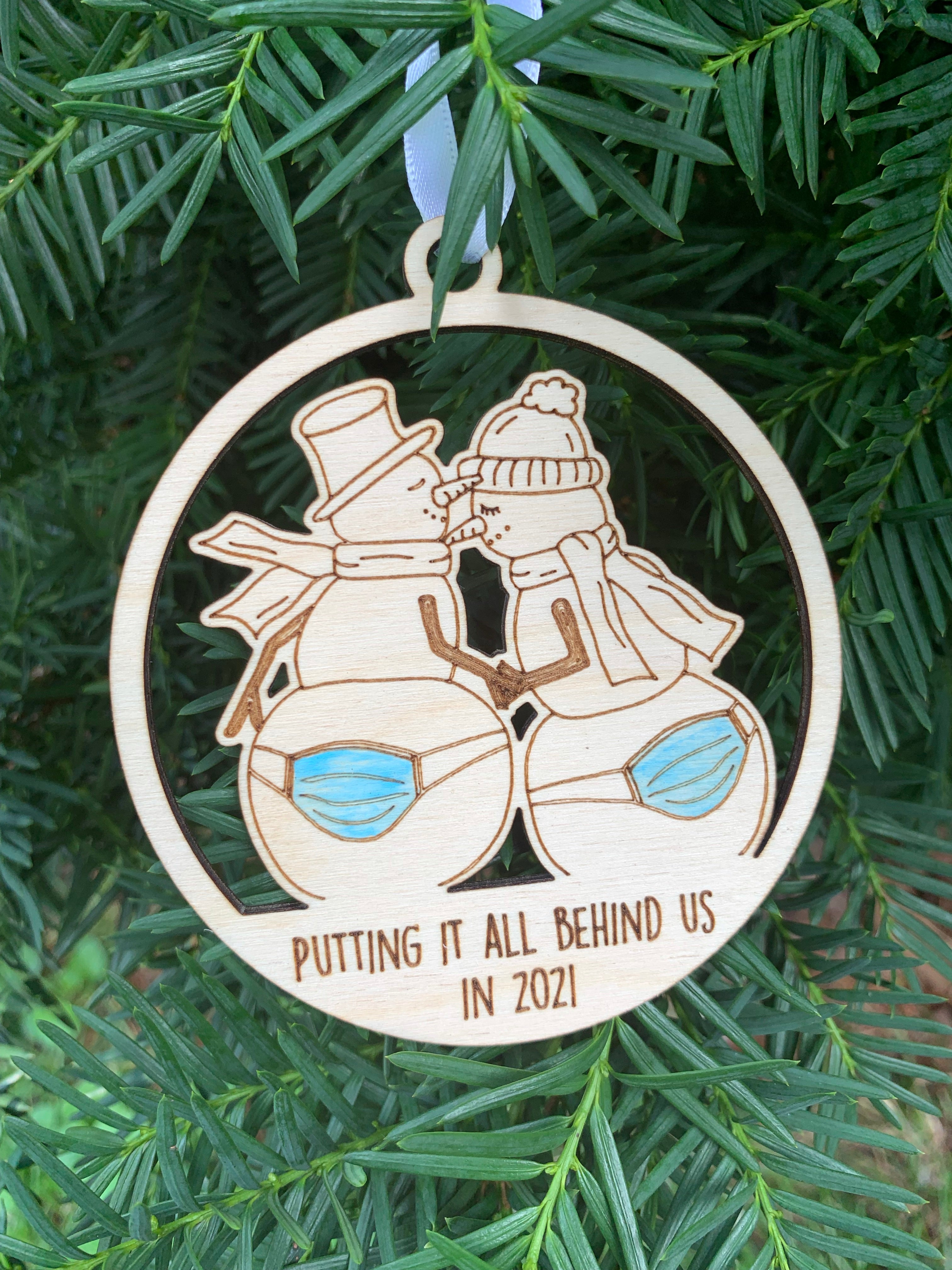 2021 Commemorative Ornament Snowman Putting it all Behind Us