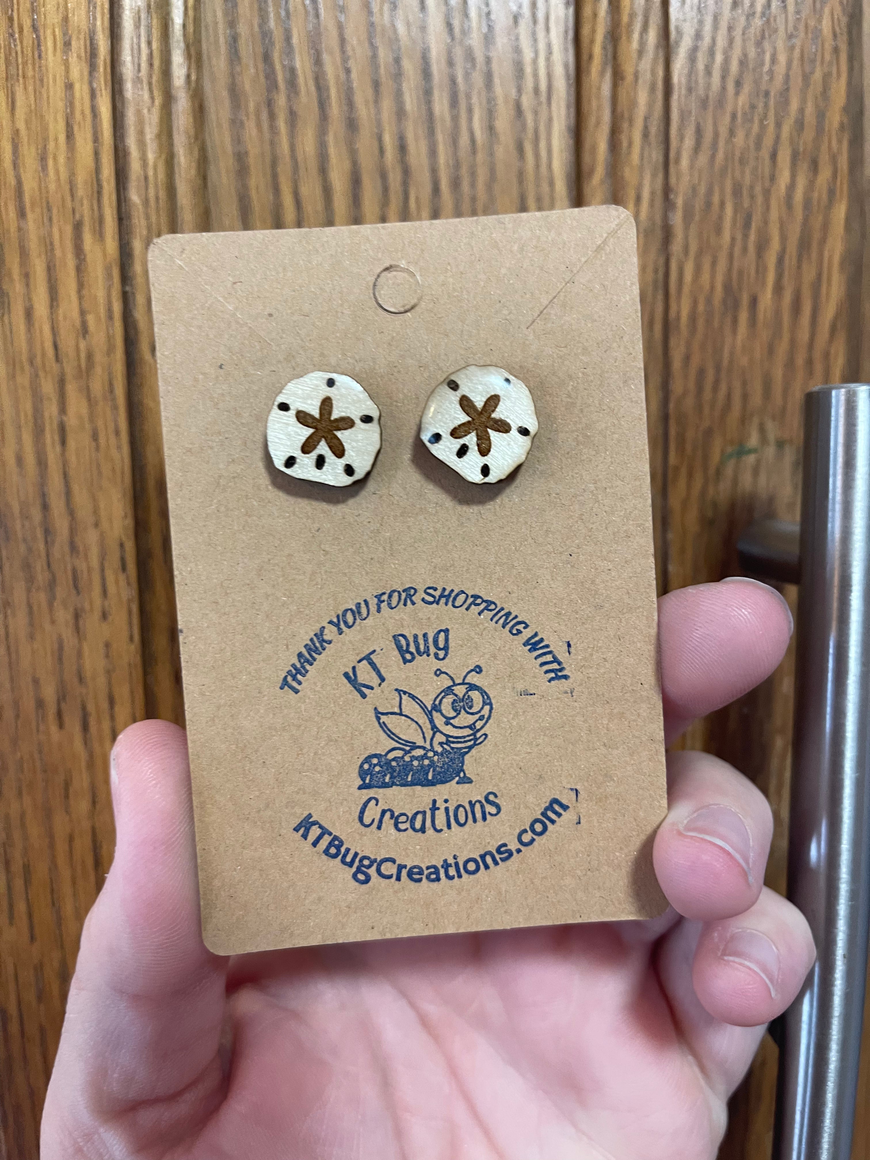 Sand Dollar Stud Earrings
