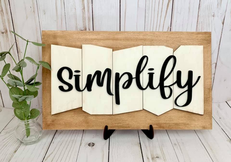 DIY Wooden Sign Kit - Simplify