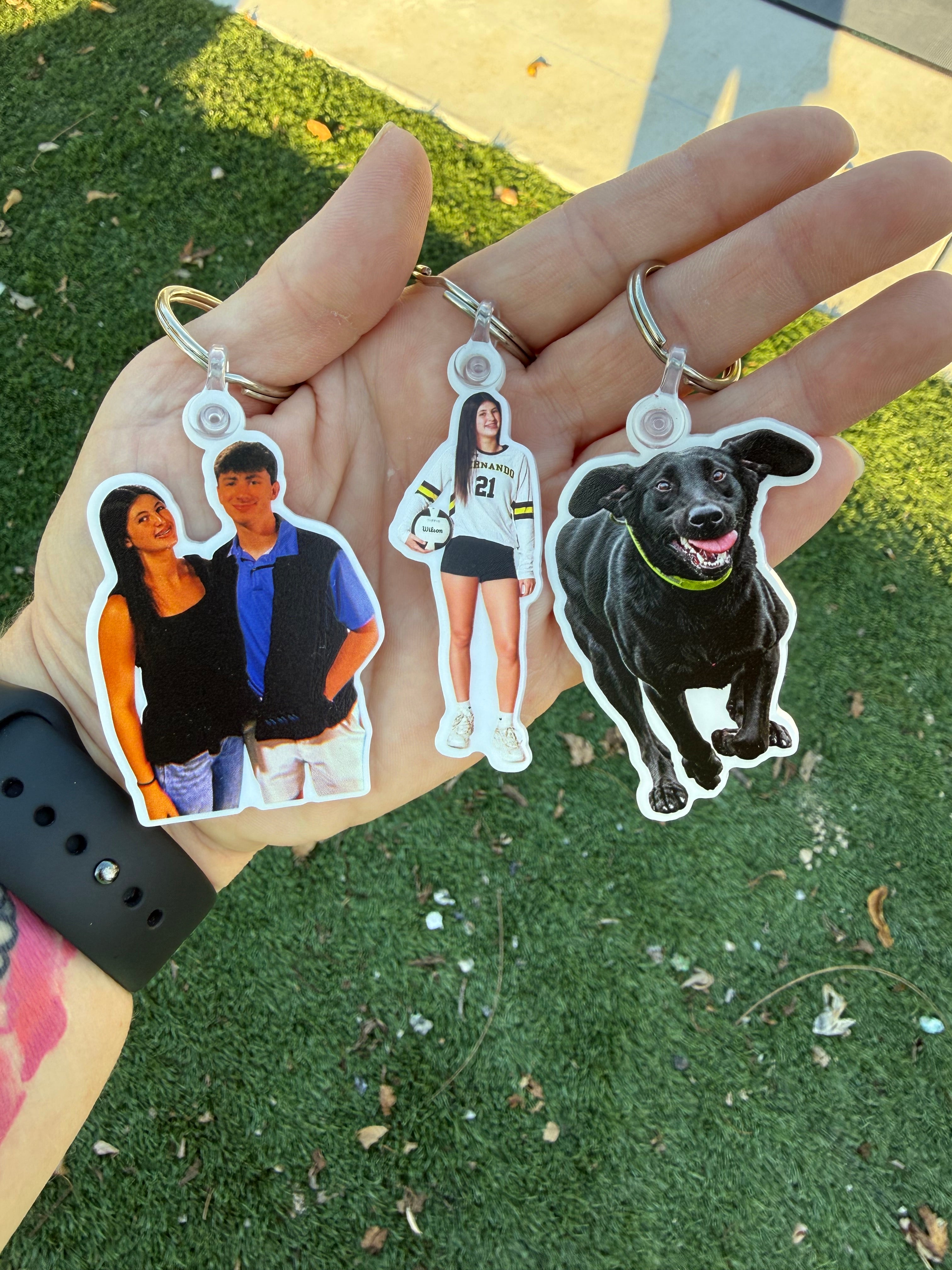 Personalized Cutout Keychain