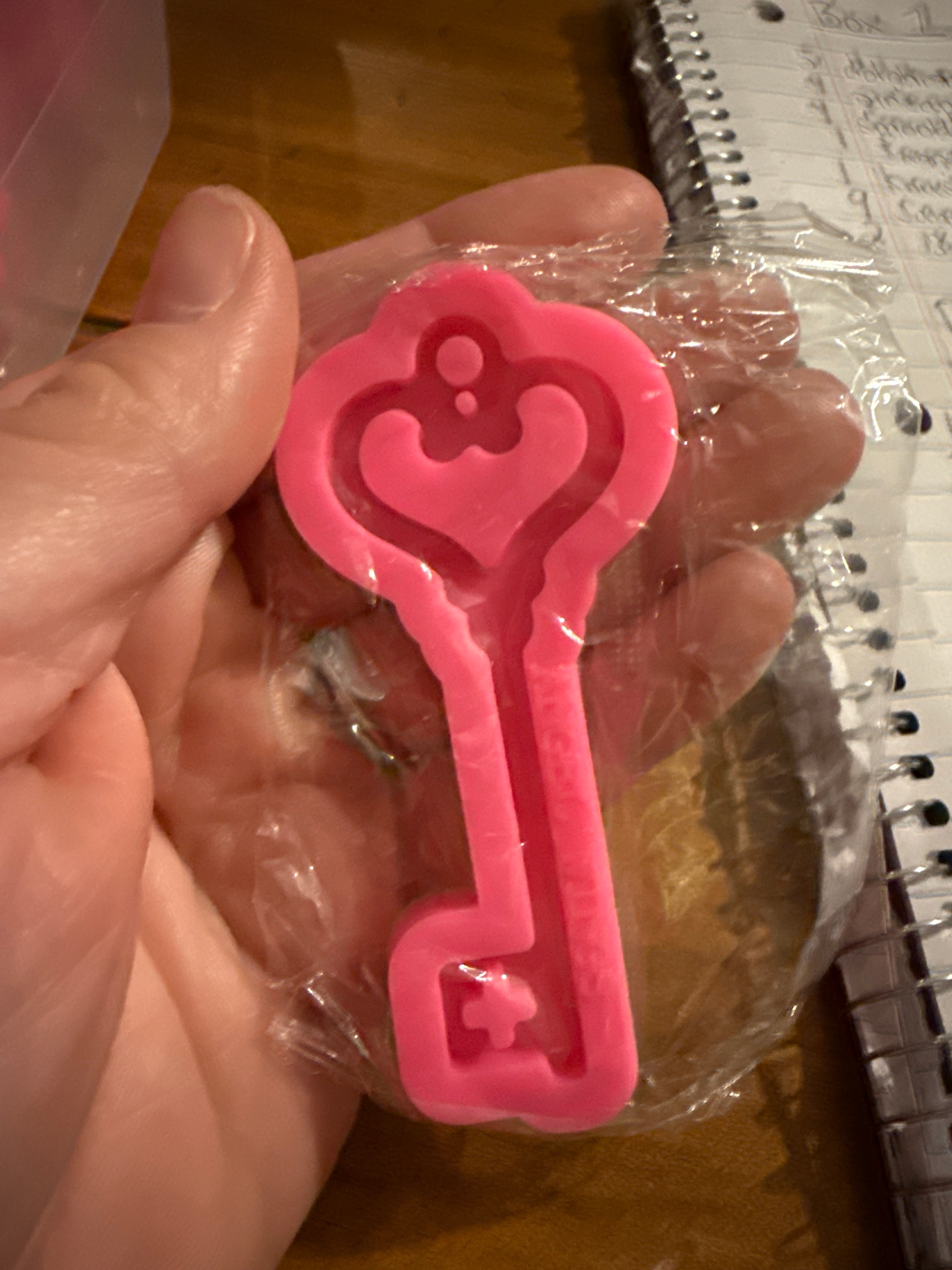 Key Shiny Silicone Mold for Epoxy Resin Crafts