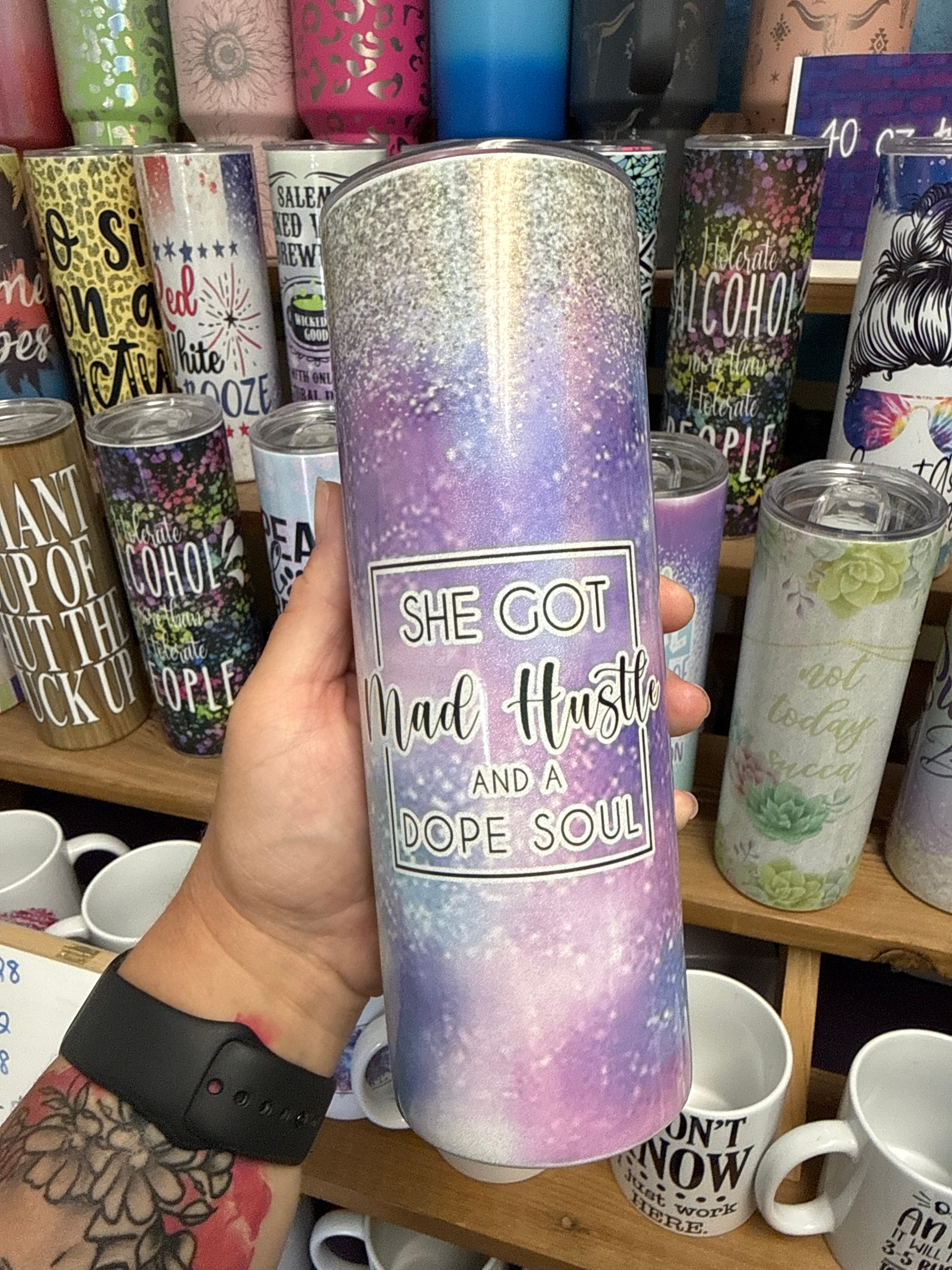 Mad Hustle Dope Soul Holographic 20 oz RTS Tumbler