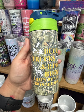 What Little Boys Are Made Of RTS Kids Tumbler