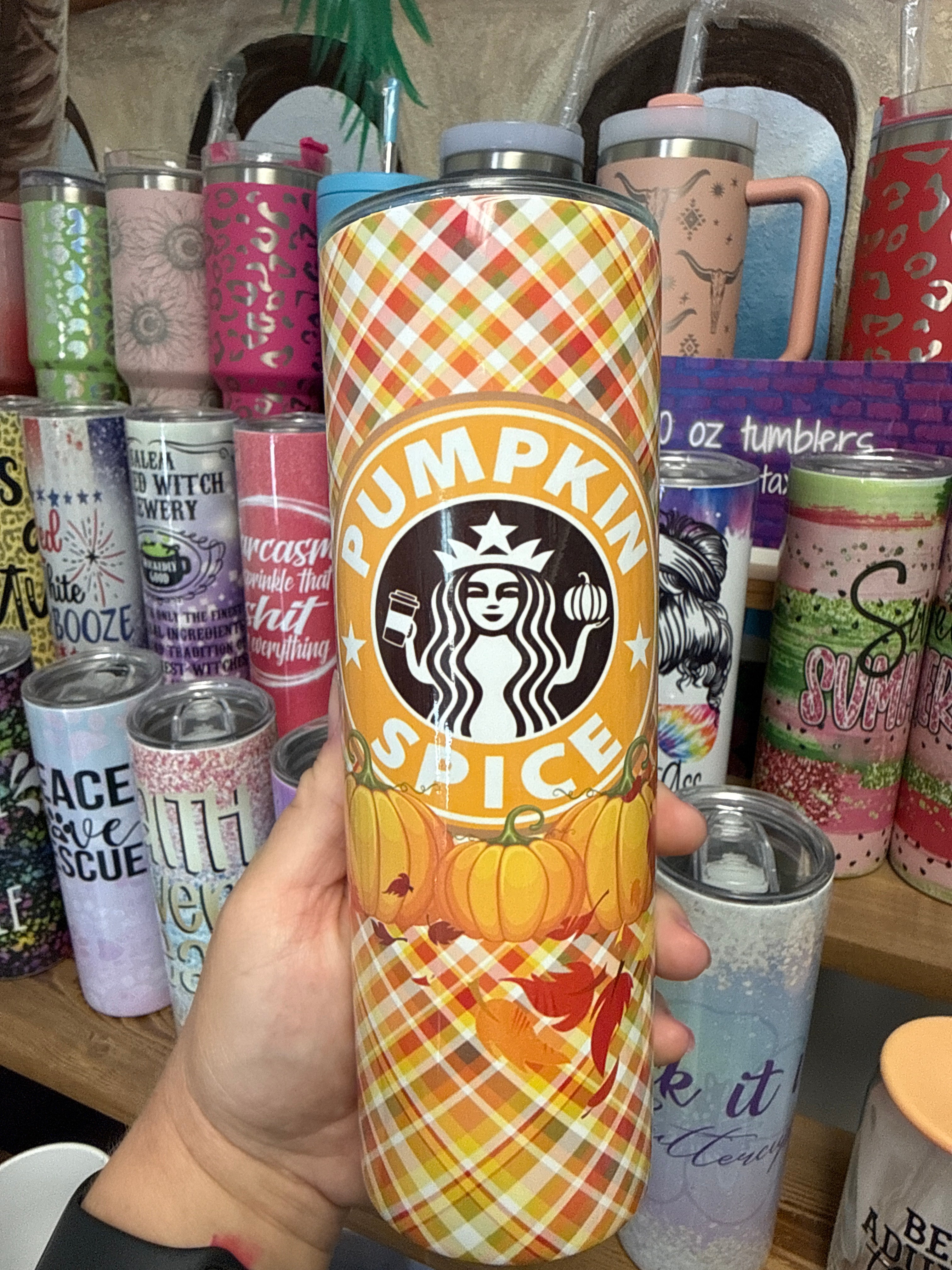 Pumpkin Spice 20 oz RTS Tumbler