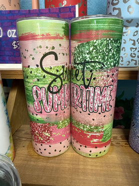Sweet Summertime Holographic 20 oz RTS Tumbler