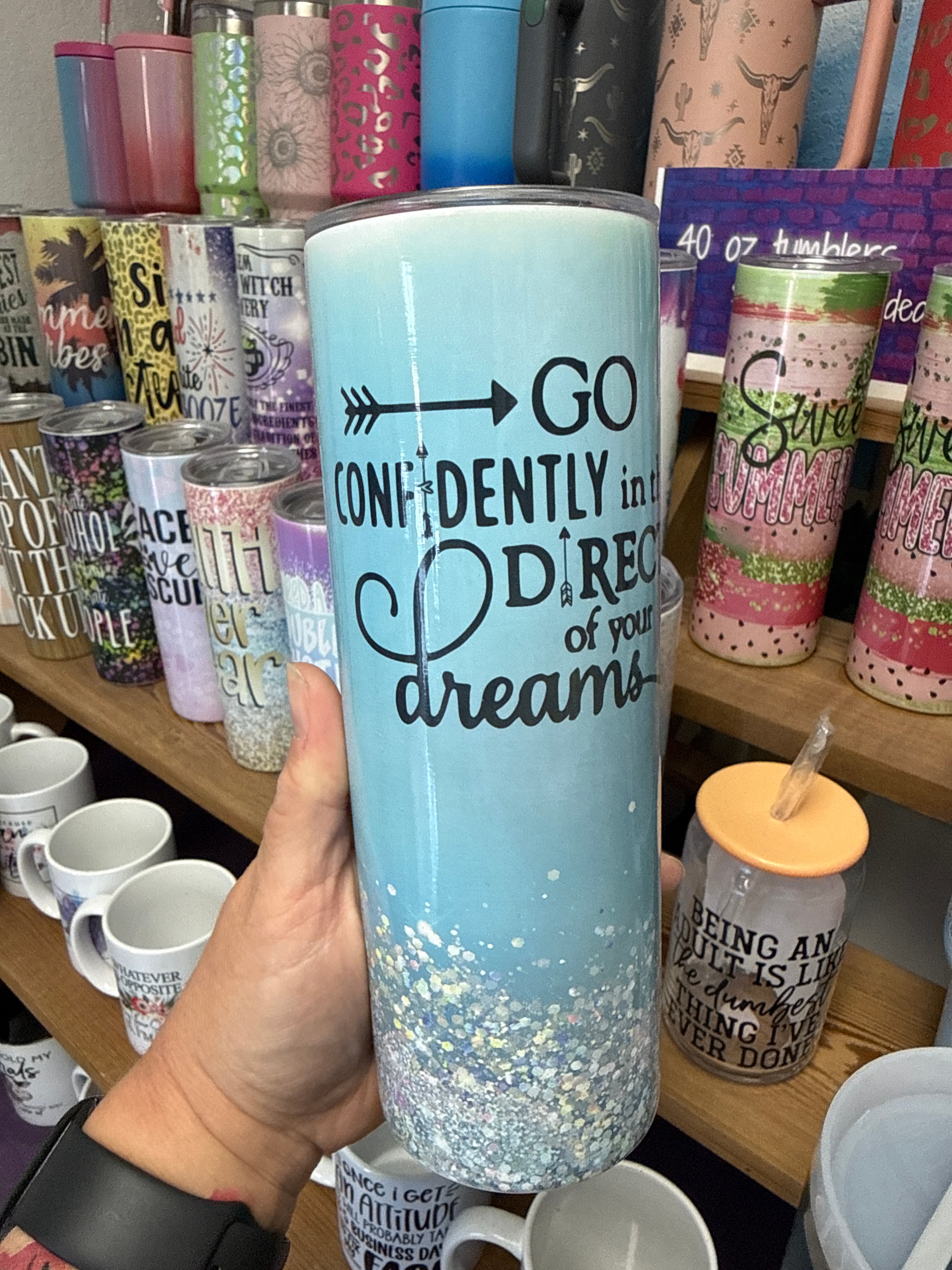 Go Confidently 20 oz RTS Tumbler