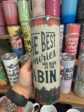 Best Memories Made at Cabin 20 oz RTS Tumbler