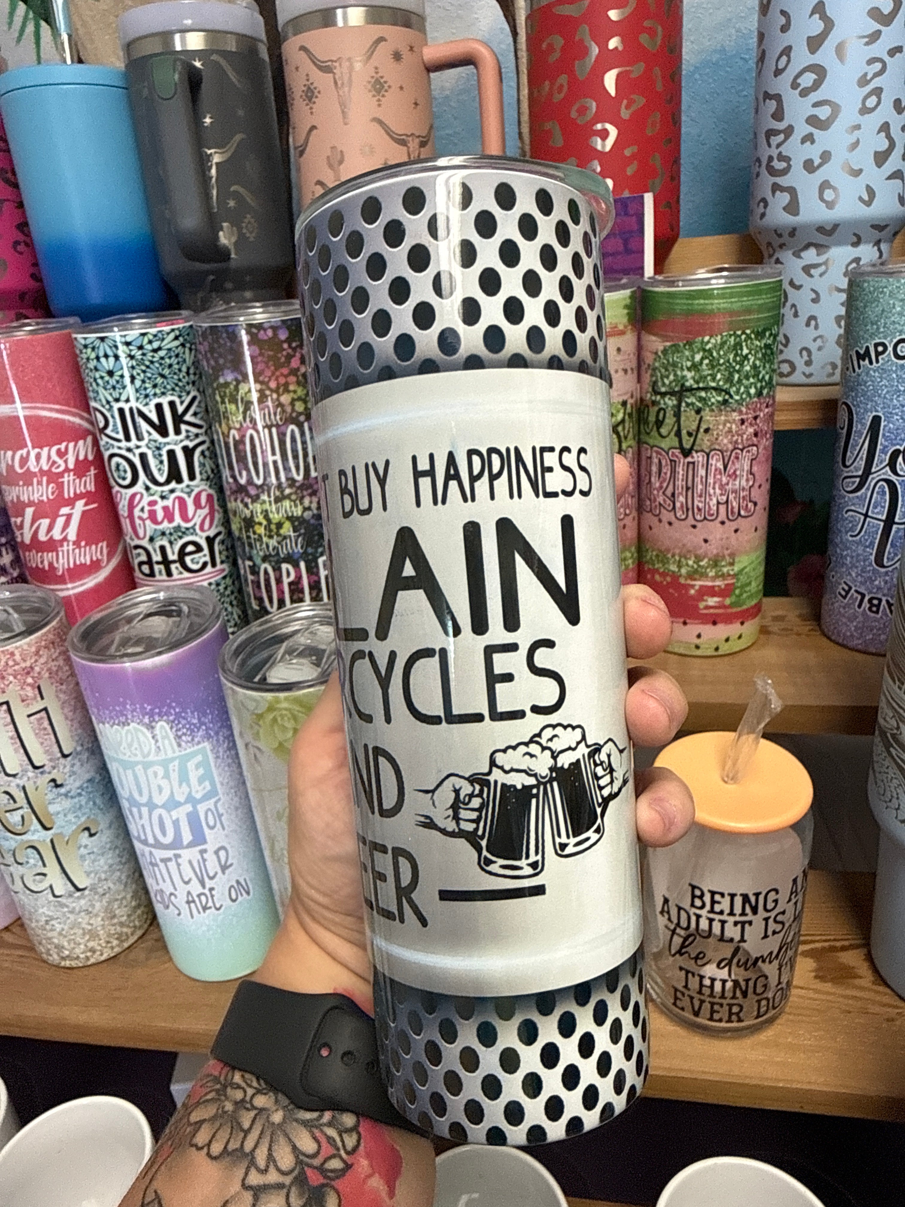 Motorcycles and Beer 20 oz RTS Tumbler