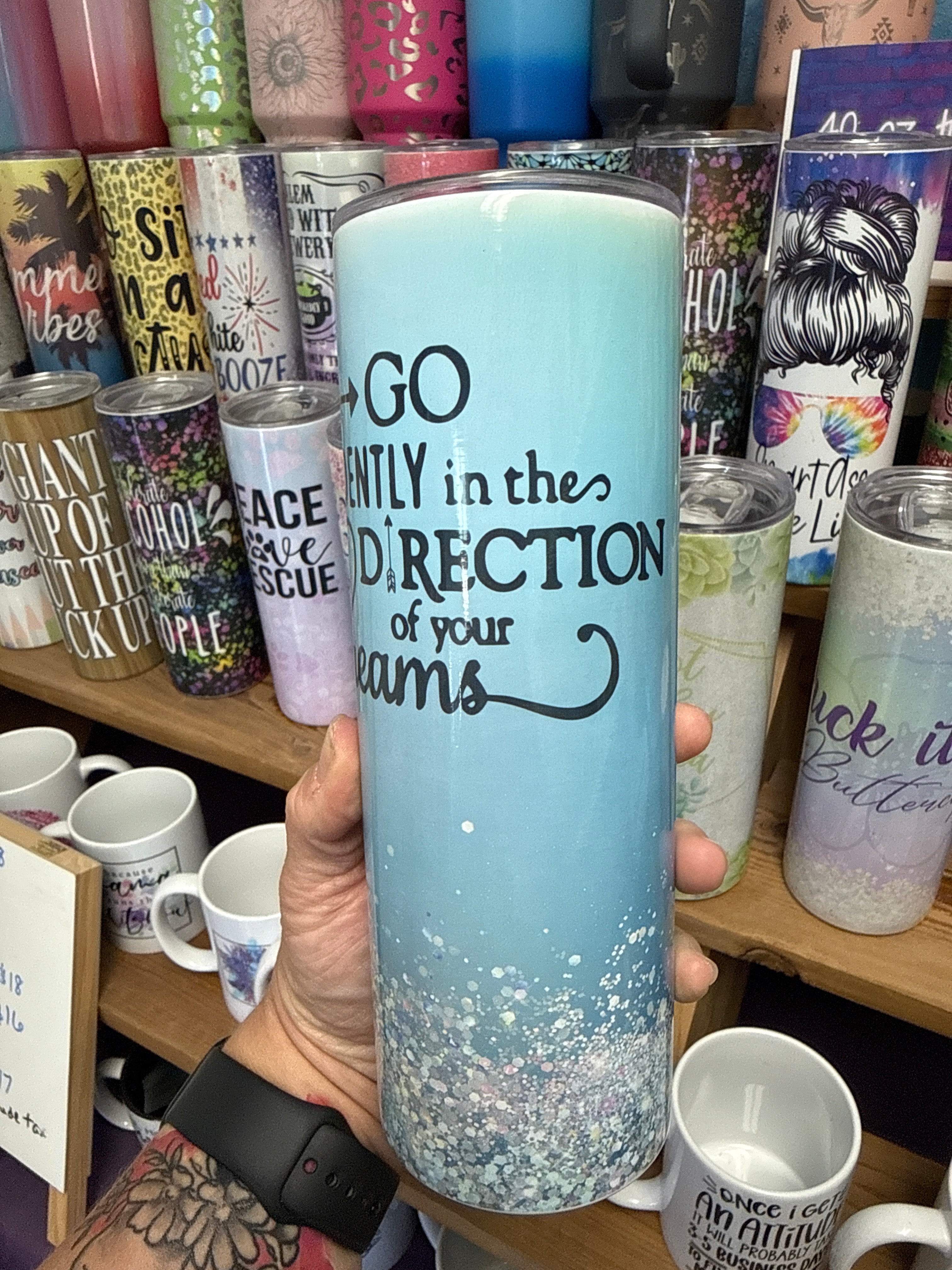 Go Confidently 20 oz RTS Tumbler