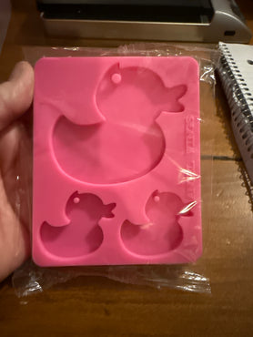 Duck Family Shiny Silicone Mold