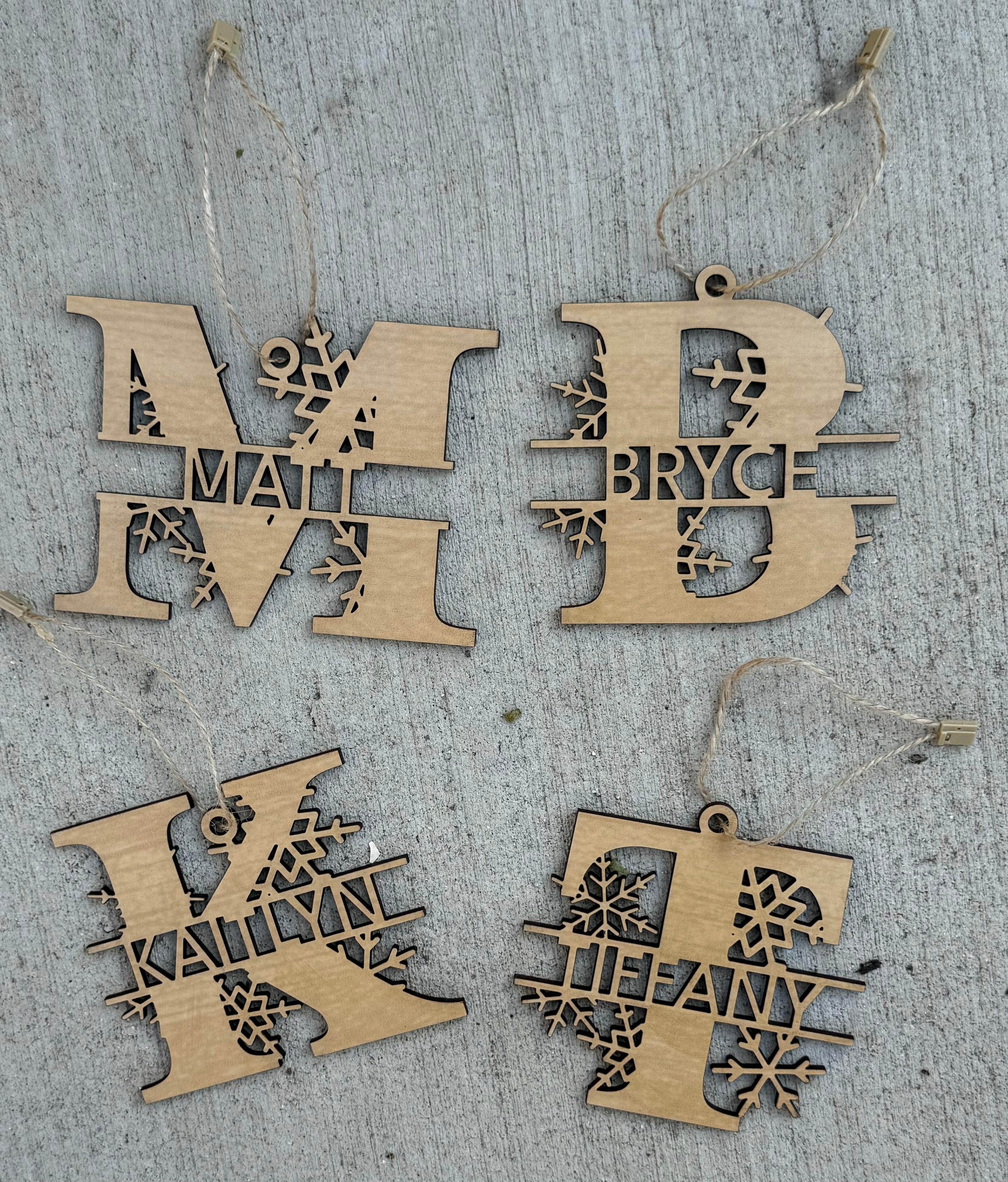 World’s Fundraiser - Monogram Ornament