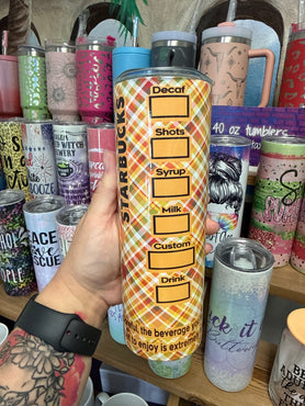 Pumpkin Spice 20 oz RTS Tumbler