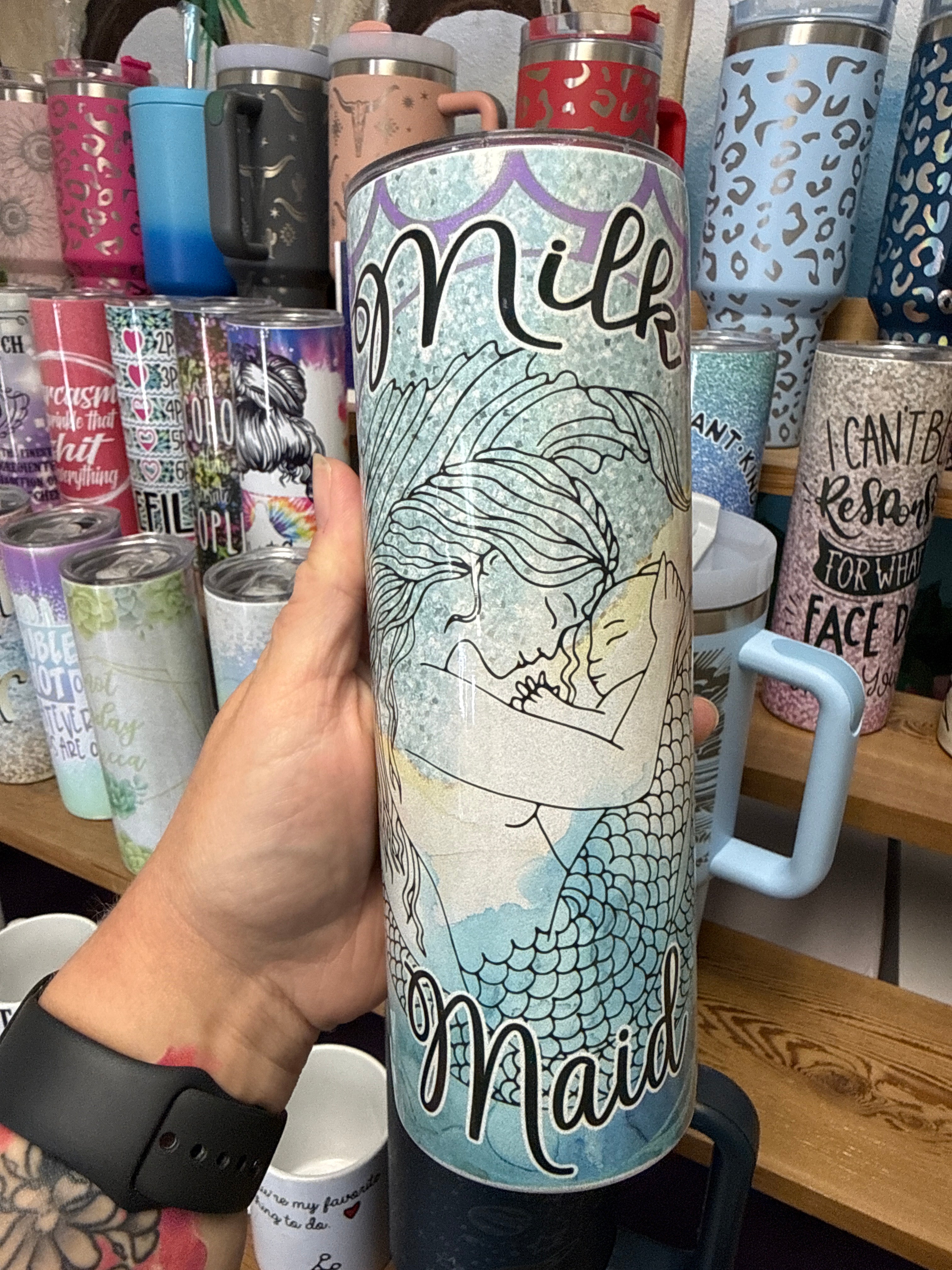 Milk Maid Holographic 20 oz RTS Tumbler