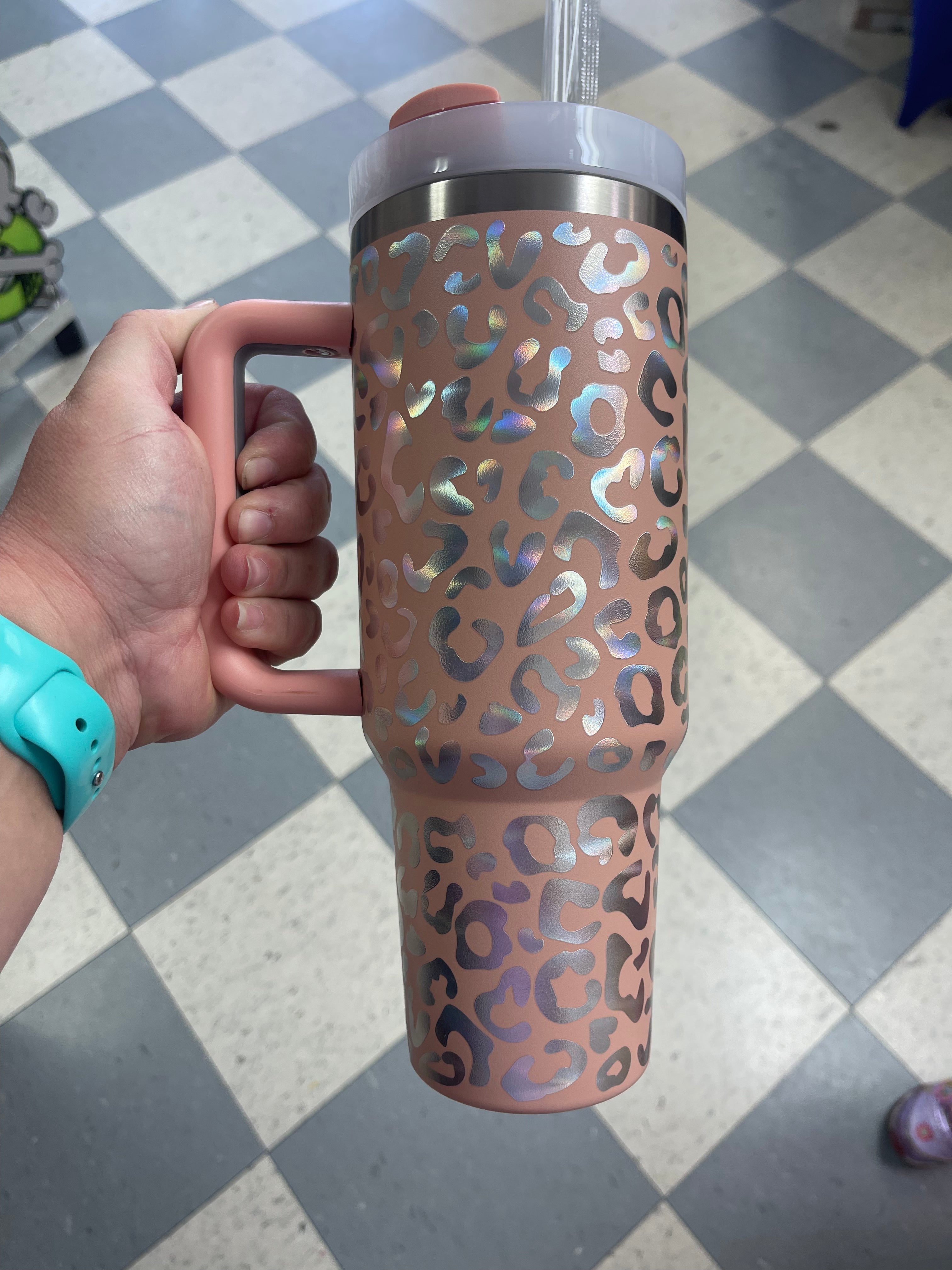 40 Oz Tumbler - Paw Print