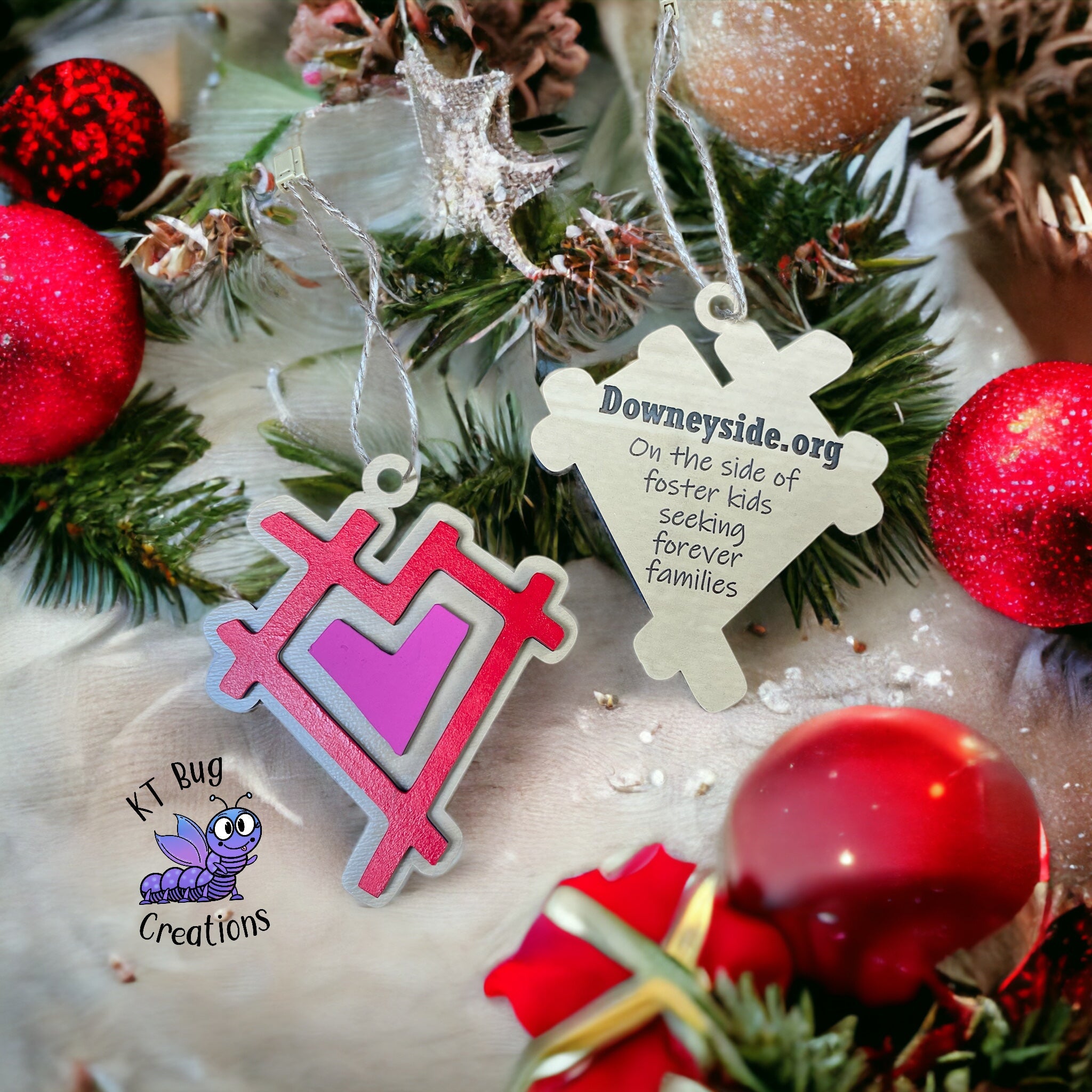 (Wholesale) Downey Side Adoption Agency Fundraiser Ornament